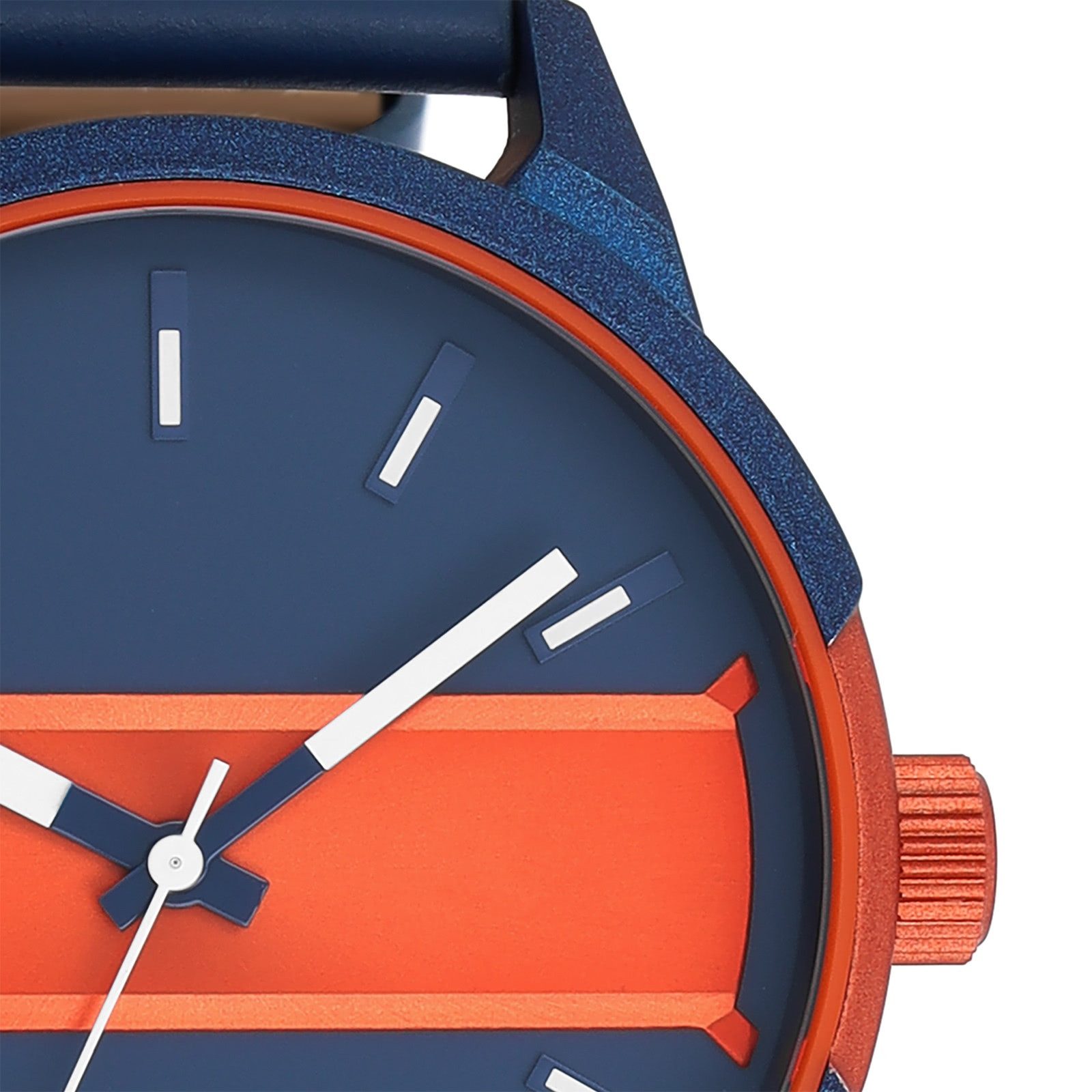 OOZOO Quarzuhr Oozoo Herren Armbanduhr Timepieces Analog, (Analoguhr), Herrenuhr rund, extra groß (ca. 48mm) Lederarmband, Fashion-Style