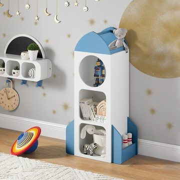 SoBuy Kinderregal KMB87, Bücherregal Kinderzimmer Regal Aufbewahrungsregal Kinderzimmer Möbel