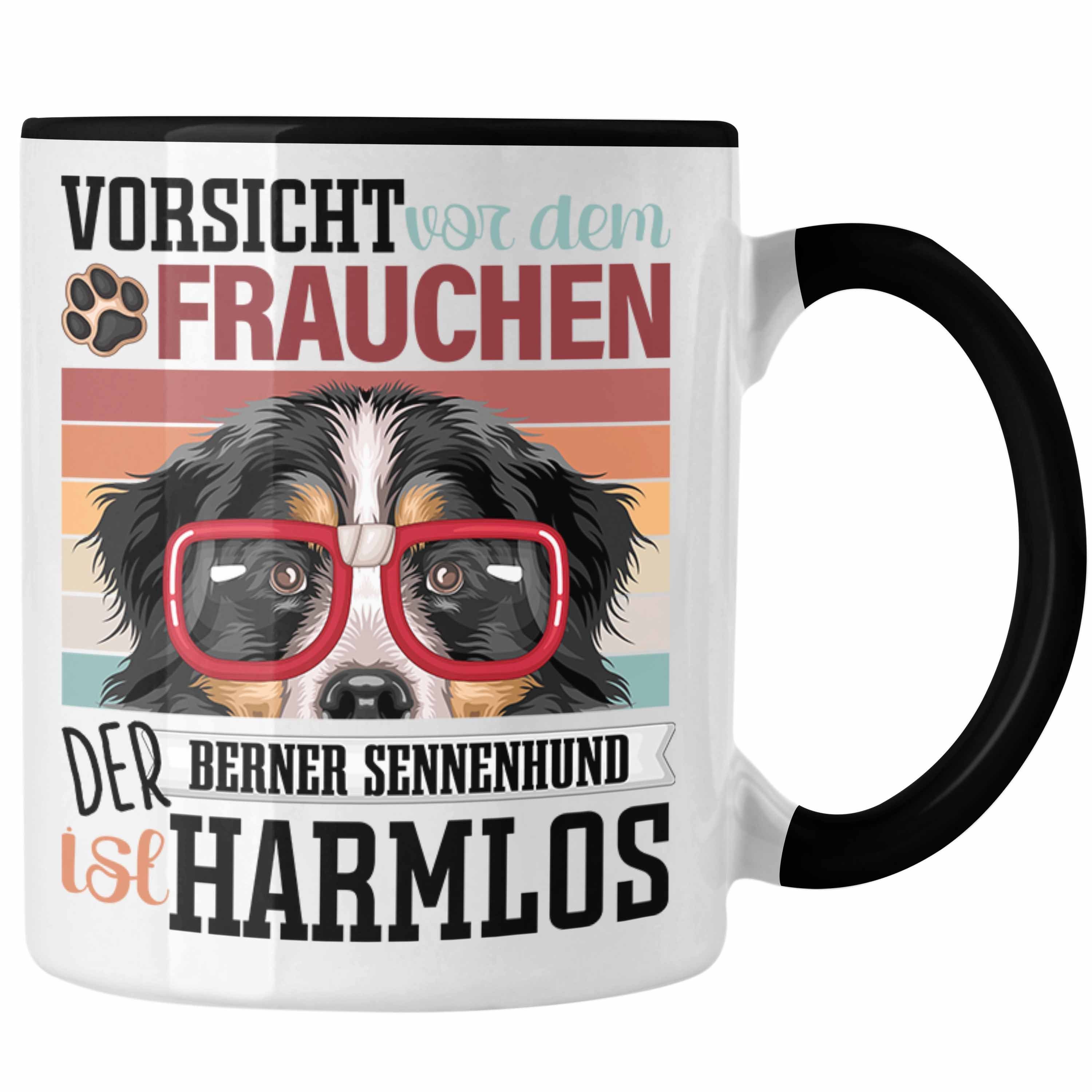 Geschenk Frauchen Berner Spruch Schwarz Lustiger Tasse Besitzerin Sennen Tasse Gesch Trendation