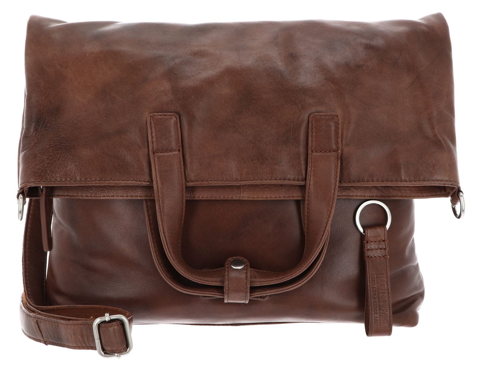 Leonhard Heyden Schultertasche Tote Bag (Set, 2-tlg), aus echtem Rindsleder