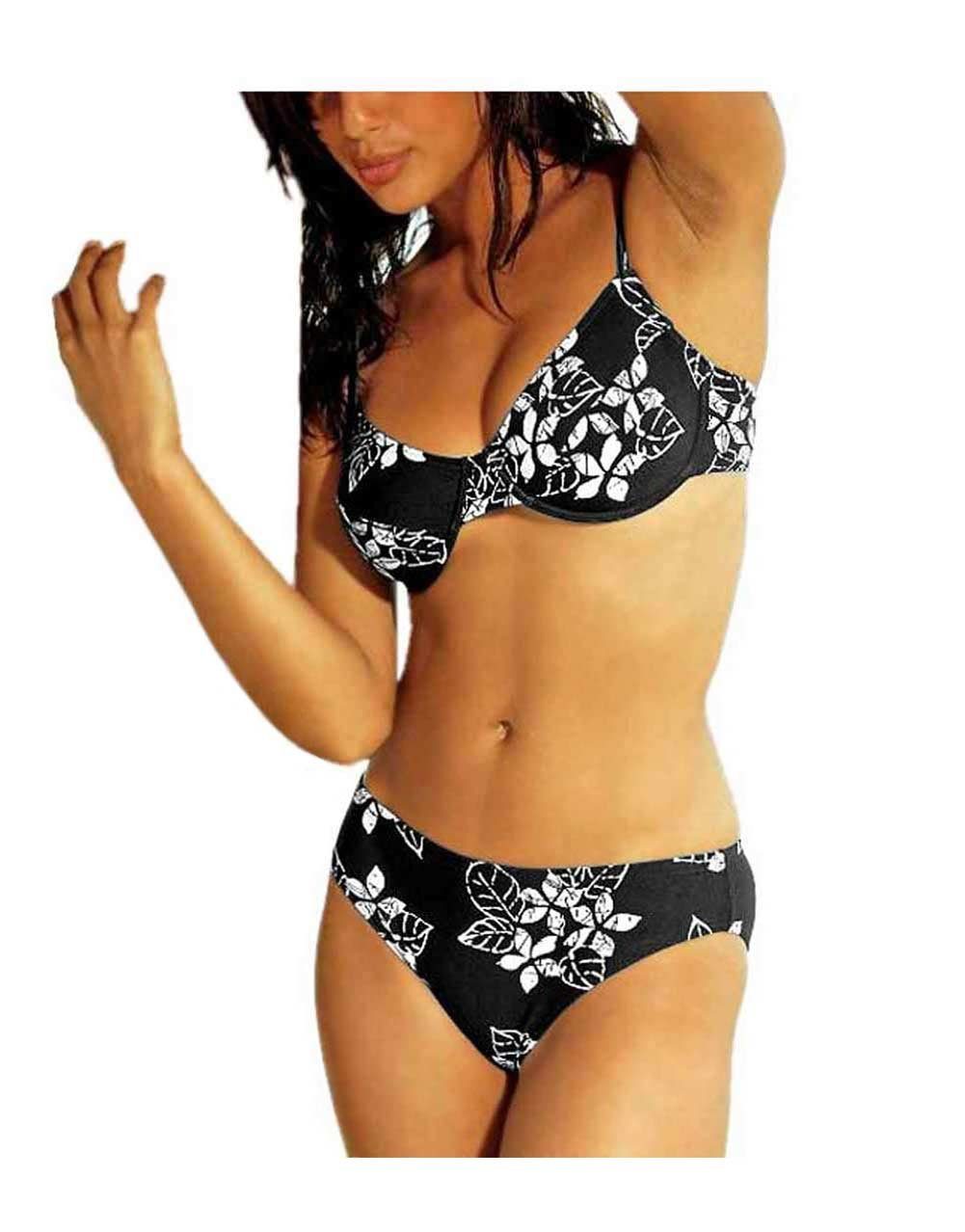 BEACH TIME Bügel-Bikini »Beach Time Damen Bügel-Bikini, schwarz-weiß«  online kaufen | OTTO