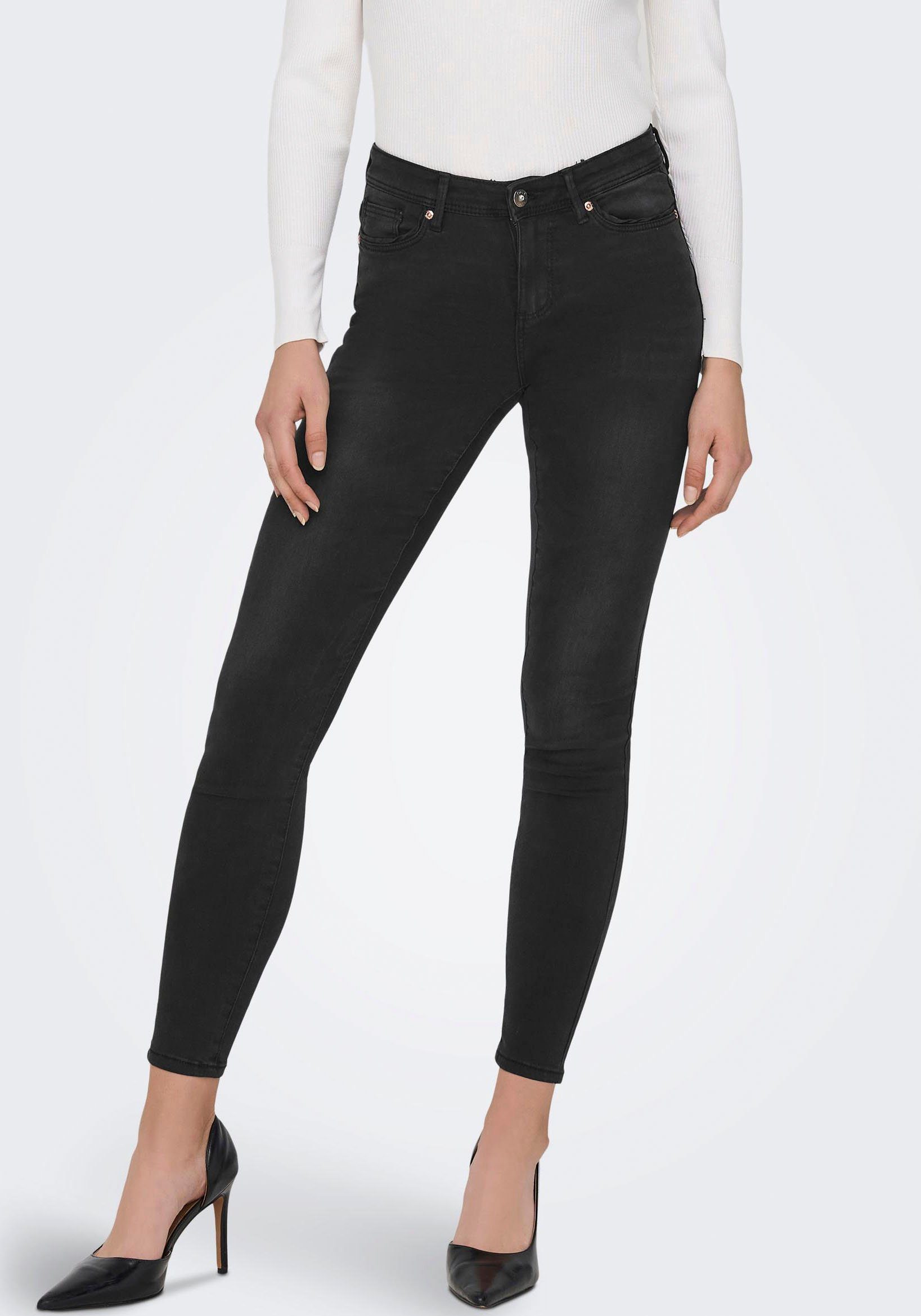 ONLY Skinny-fit-Jeans ONLWAUW MID SK BJ1097 günstig online kaufen