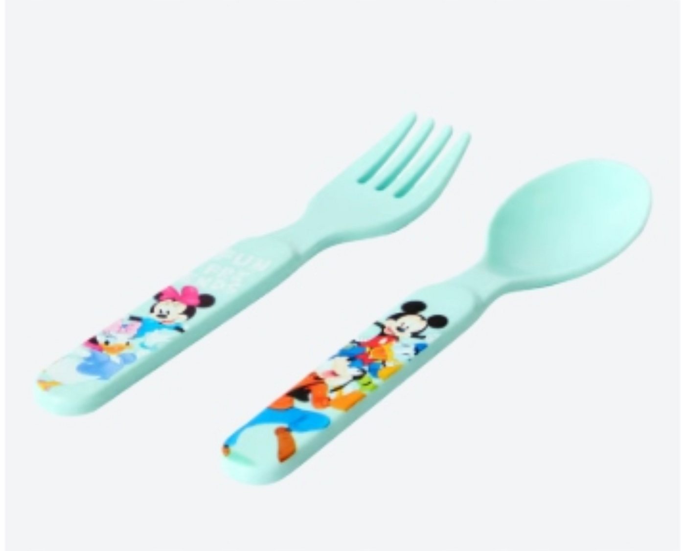 Disney Besteck-Set Kinderbesteck 2-tlg. – Micky Maus Design, spülmaschinenfest, BPA-frei