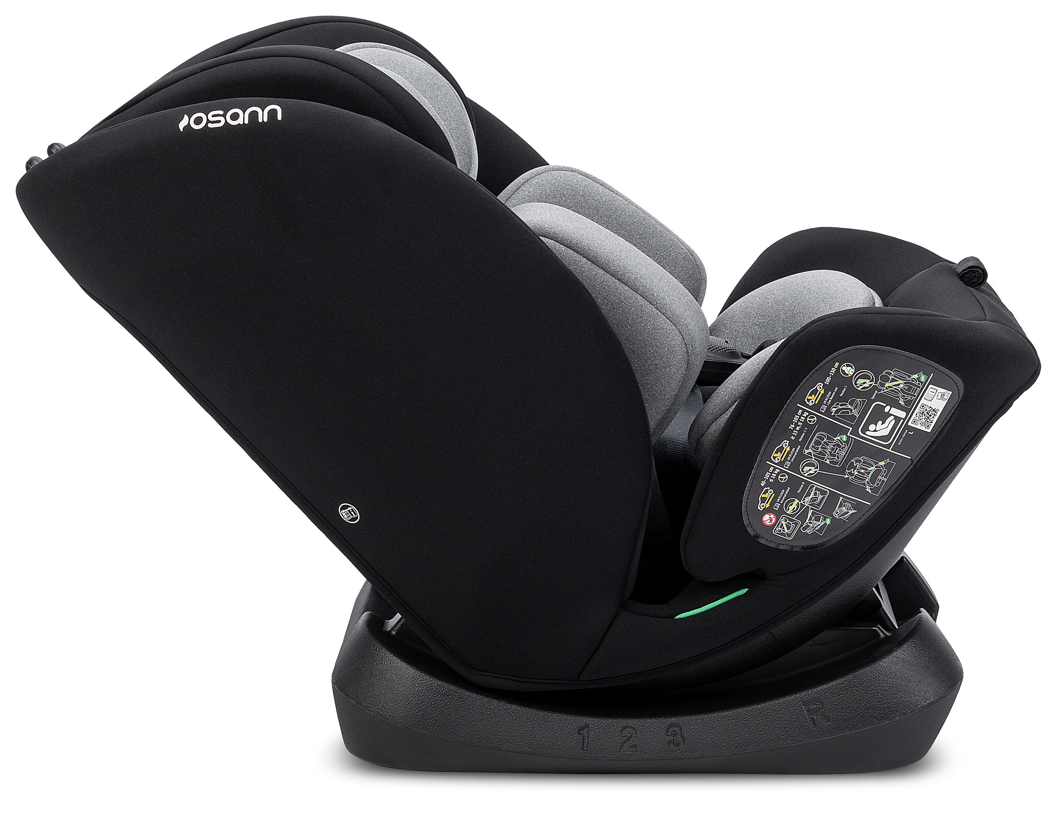 Osann Autokindersitz Huddle 3, ab: 40 cm, bis: 150 cm, Kindersitz ohne Isofix, reboard bis 4 Jahre, vorwärts und rückwärts