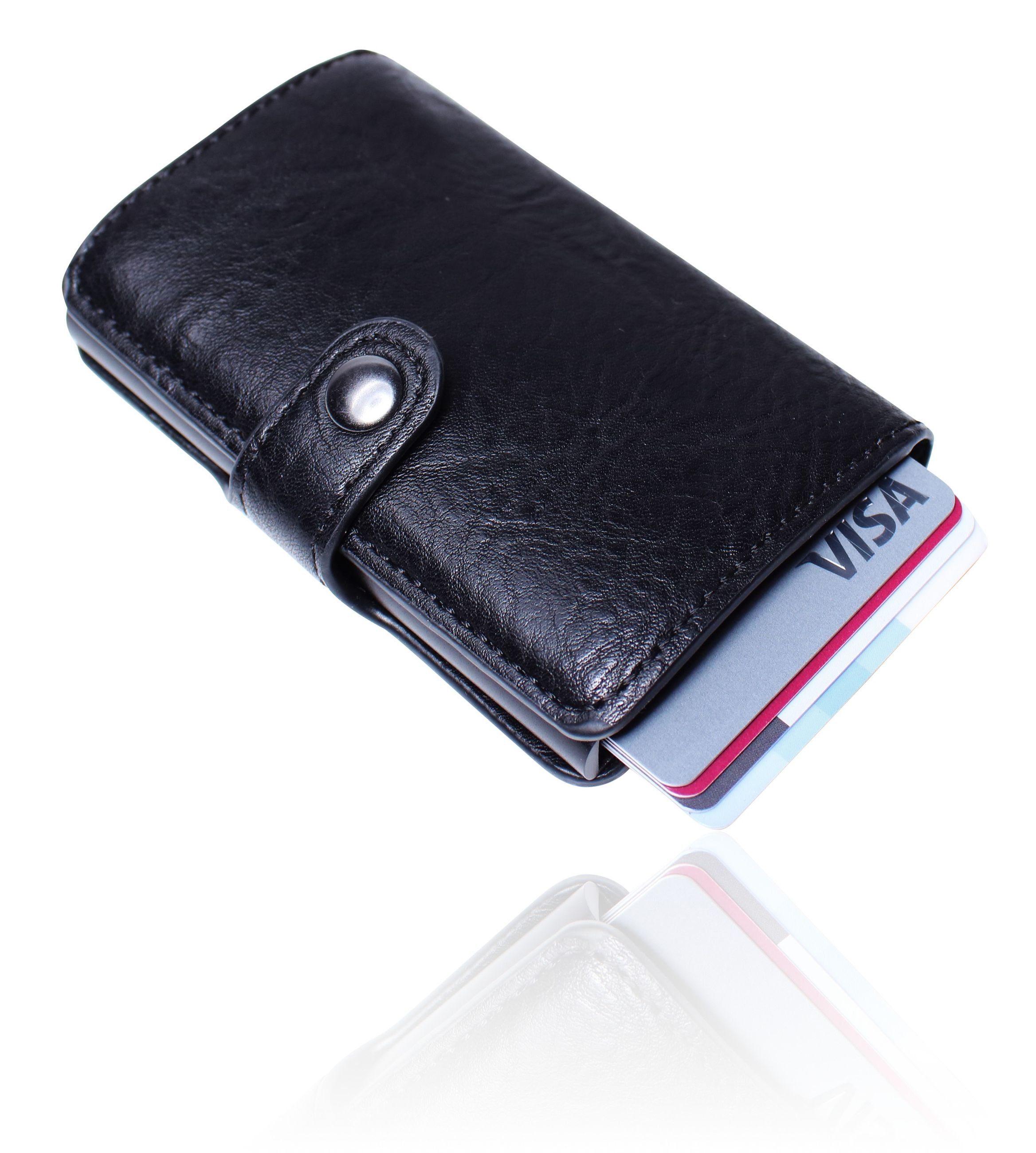 FRONHOFER Geldbörse 19067, Material: Kunstleder; Stil: Praktisch, handlich, edel