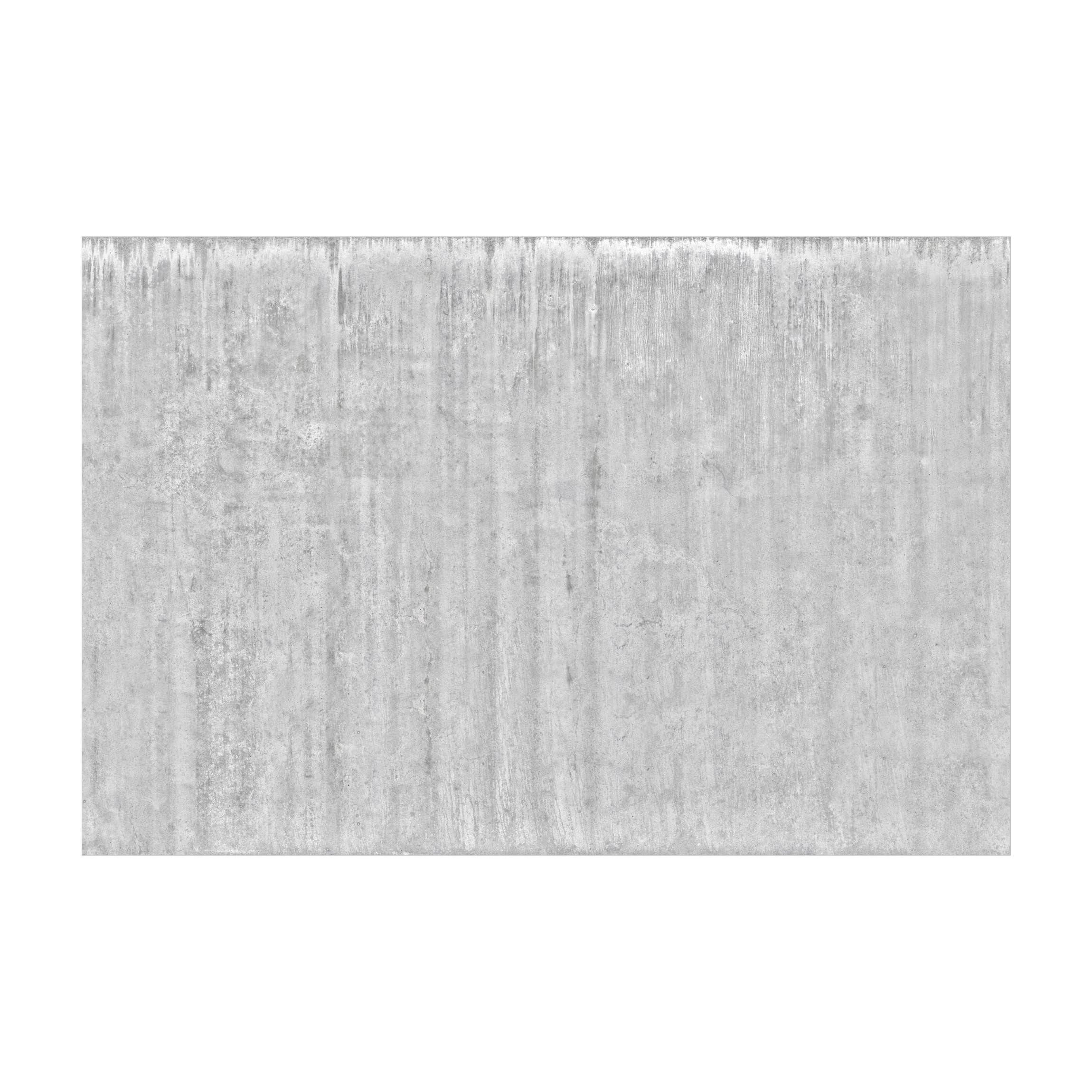 Bilderdepot24 Teppich Vinyl Wohnzimmer Schlafzimmer Flur Küche 3D Steinoptik Beton, rechteckig - grau glatt, nass wischbar (Küche, Tierhaare) - Saugroboter & Bodenheizung geeignet