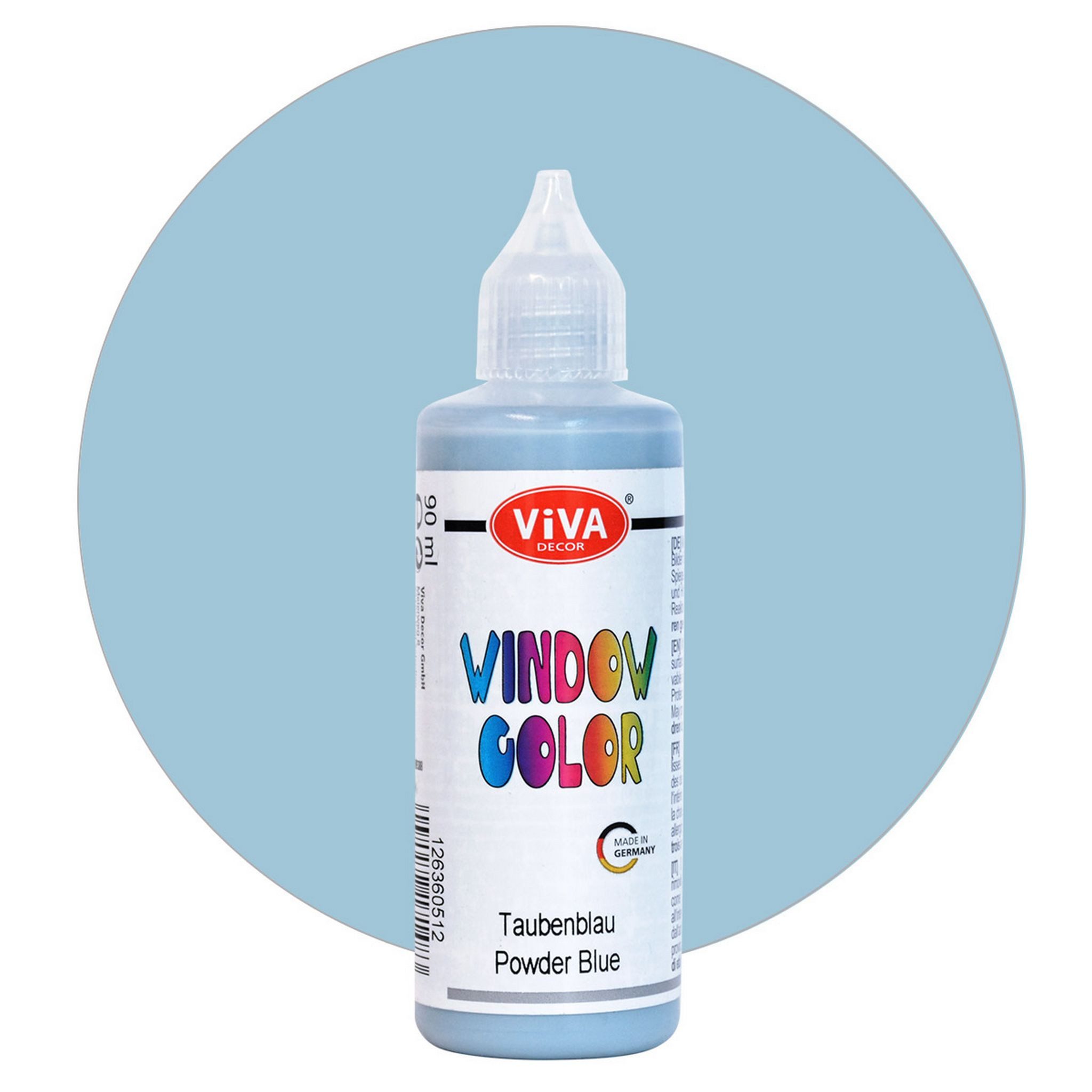 Viva Decor Fensterbild ViVA DECOR Window Color 80ml, Taubenblau