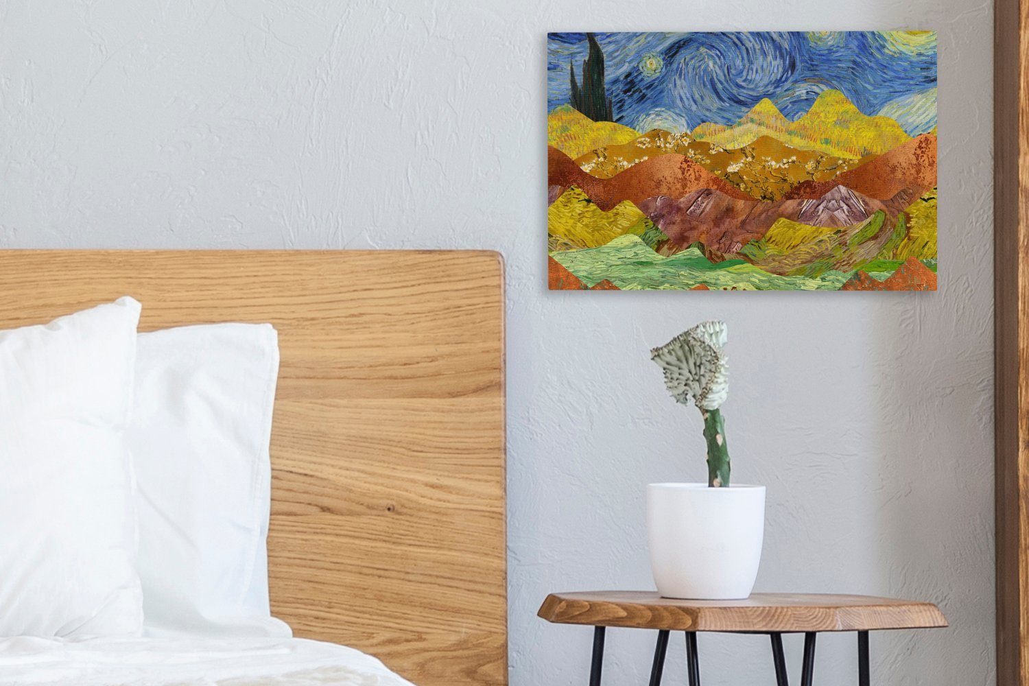 OneMillionCanvasses® Leinwandbild Van Gogh - St), Malerei, Alte Wandbild cm Wanddeko, Aufhängefertig, Meister (1 - Leinwandbilder, 30x20