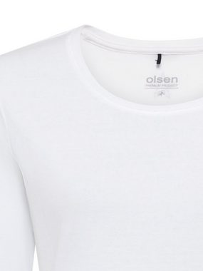 Olsen Rundhalsshirt mit kleinem Stern aus Dekosteinen