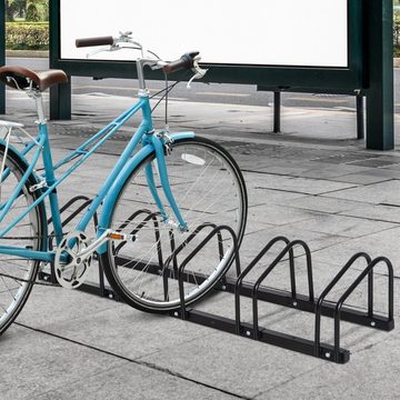 HOMCOM Fahrradständer »Aufstellständer bis zu 5 Fahrräder«