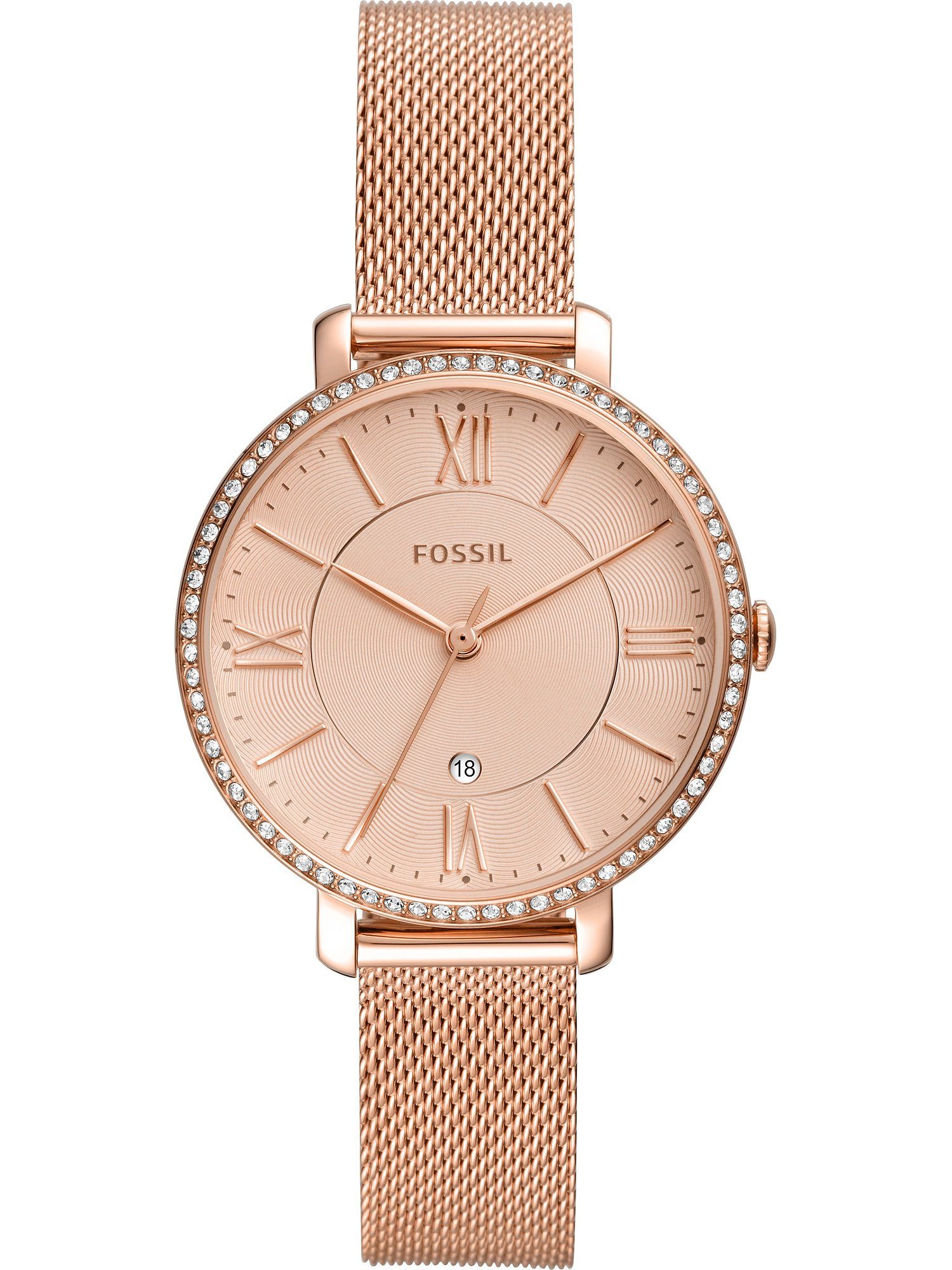 Fossil Quarzuhr Fossil Damen-Uhren Analog Quarz günstig online kaufen