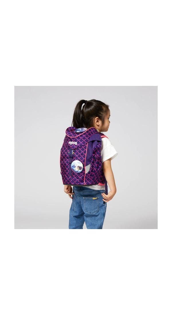 ergobag Kinderrucksack mini, mit Hüft- & Brustgurt für einen ergonomischen Sitz