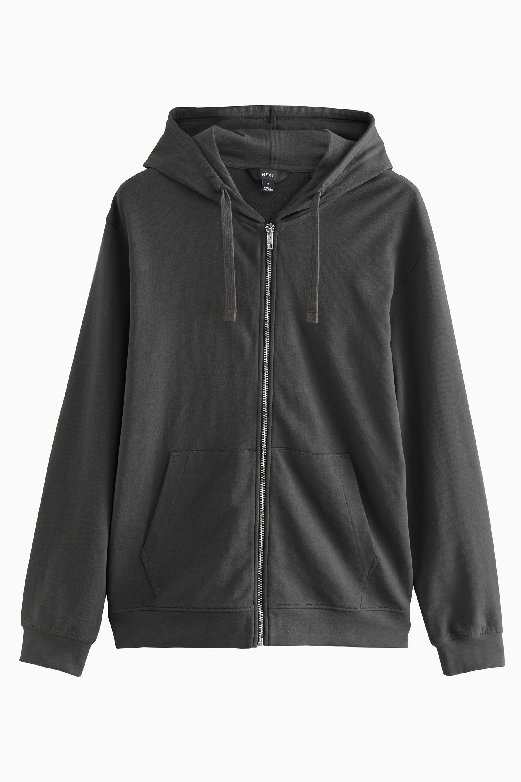 Kapuzensweatshirt Leichte Velours-Kapuzenjacke mit Reißverschluss