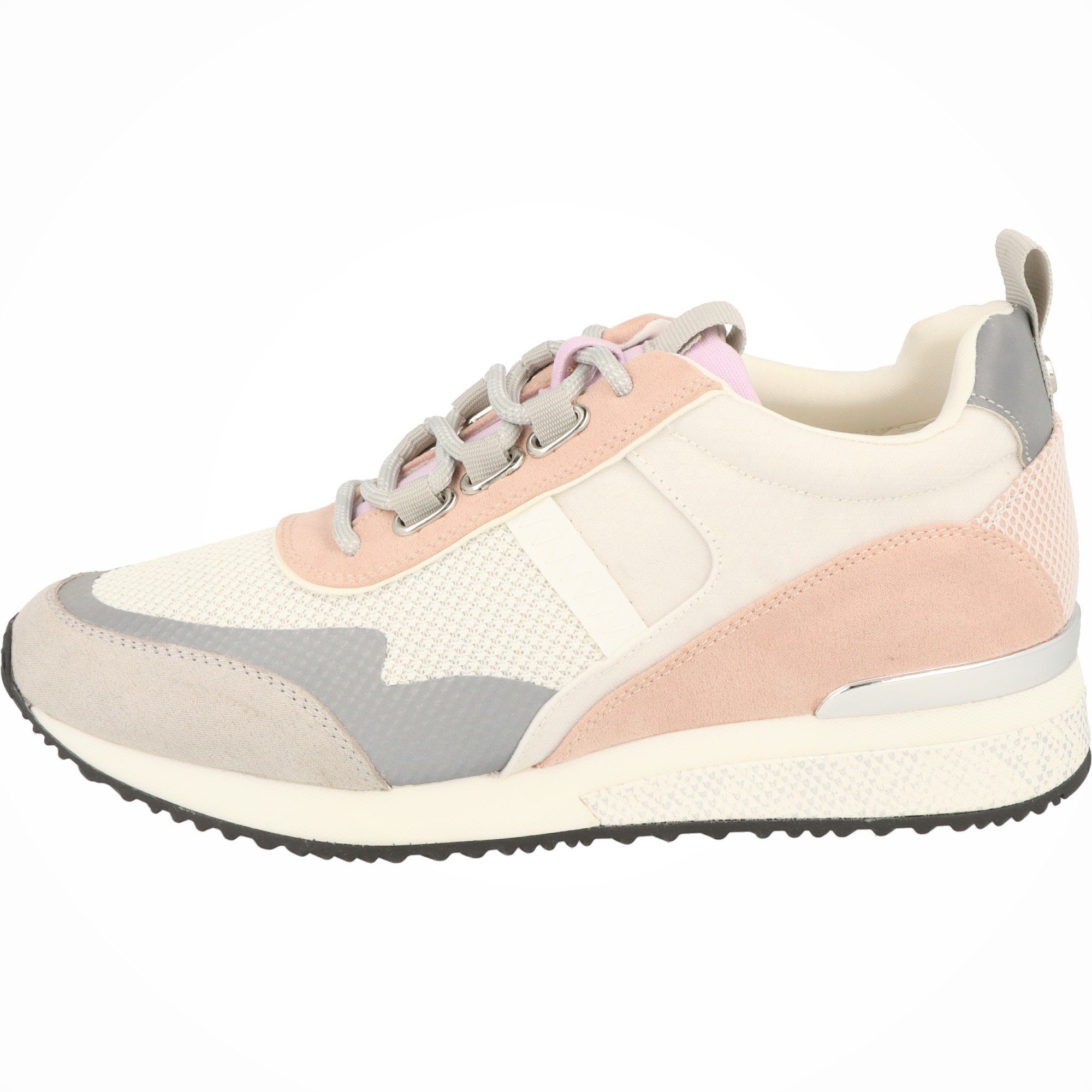 schwarz Halbschuhe Strada Schuhe Damen Lt.Grey-Pink La 2003156-1002 Sneaker Multi