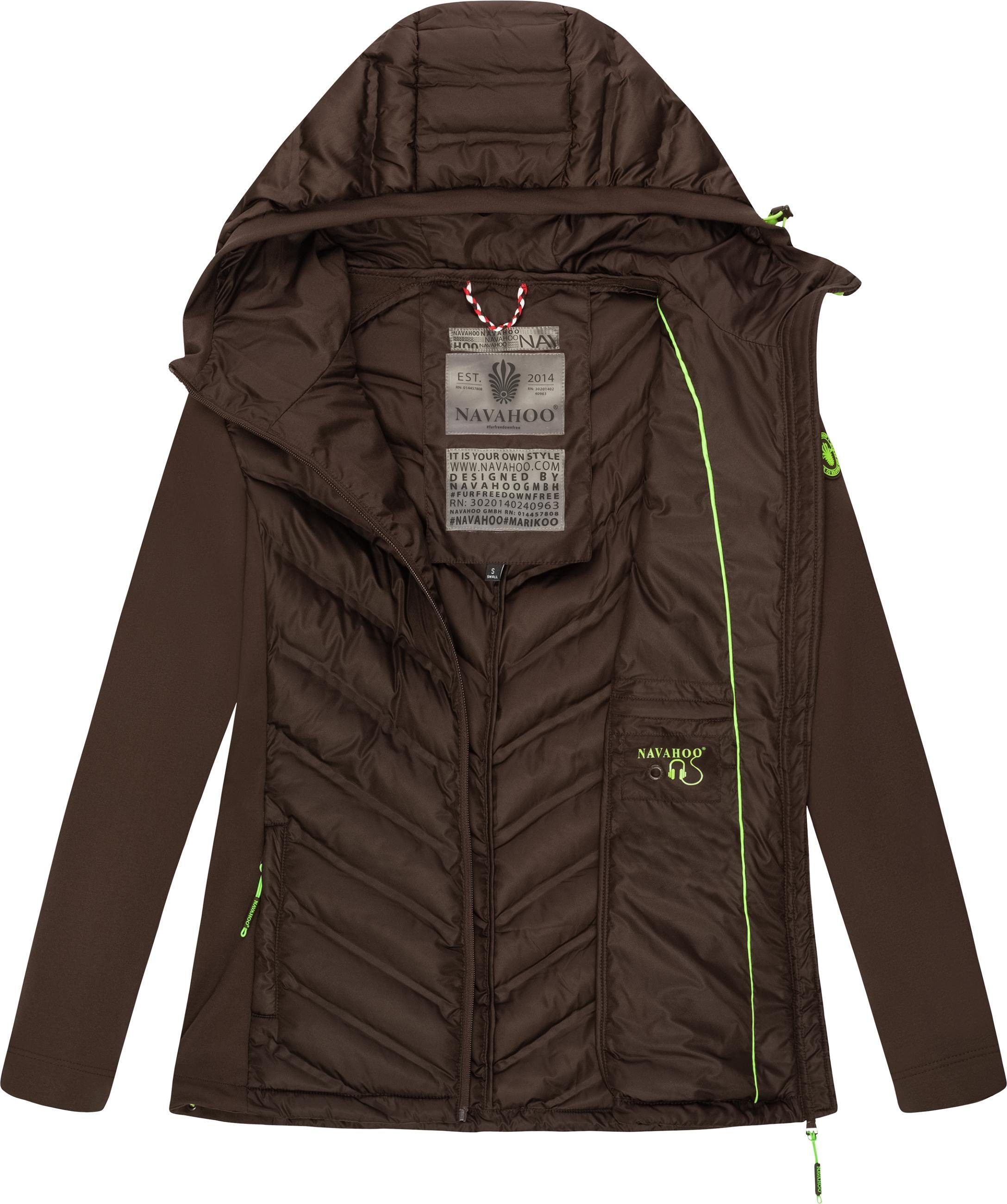 Navahoo Outdoorjacke Nimm Mich Mit stylische Übergangsjacke mit Kapuze
