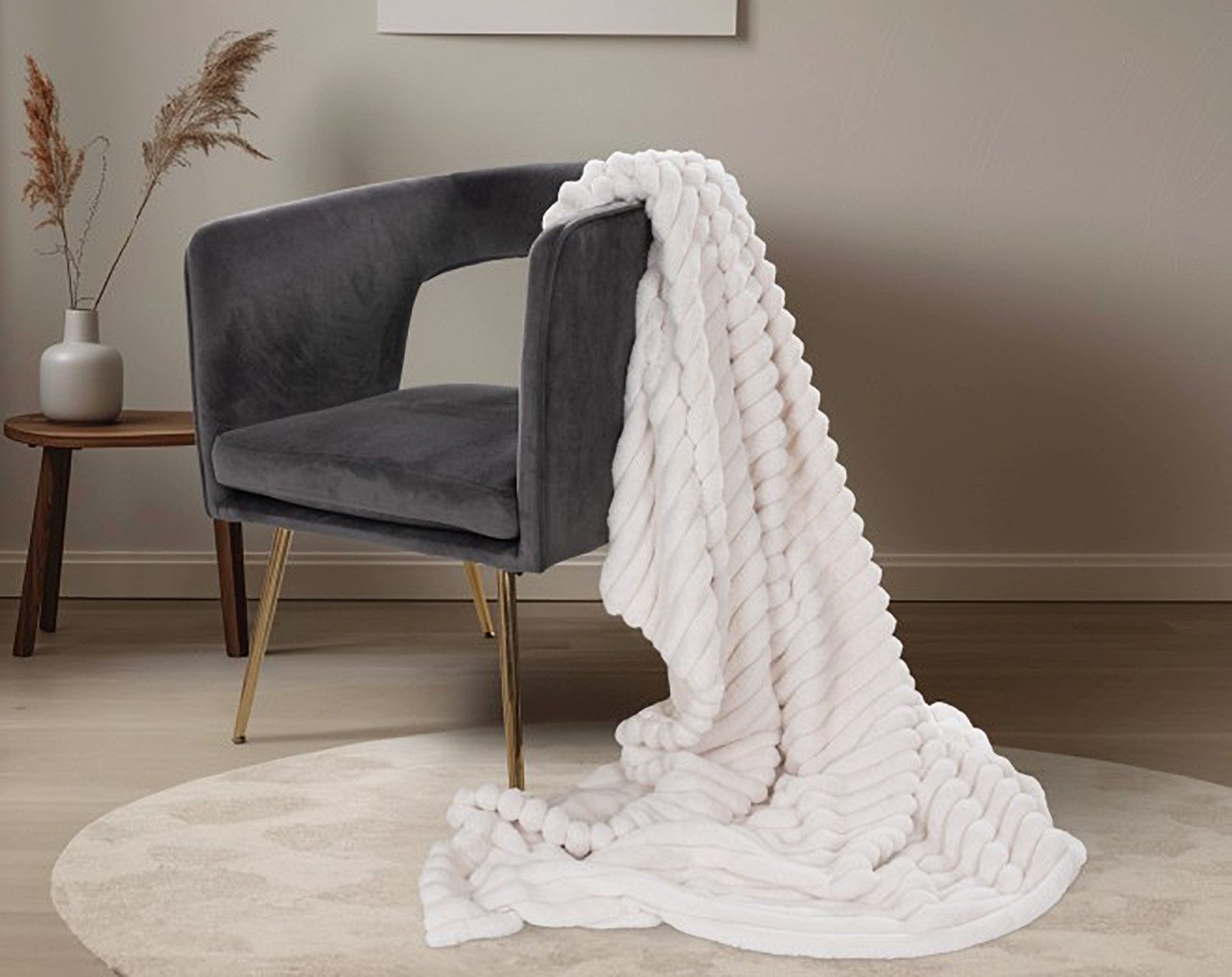 Wohndecke PLUSH, GMD Living, superweiche flauschige Kuscheldecke, in Premiu günstig online kaufen