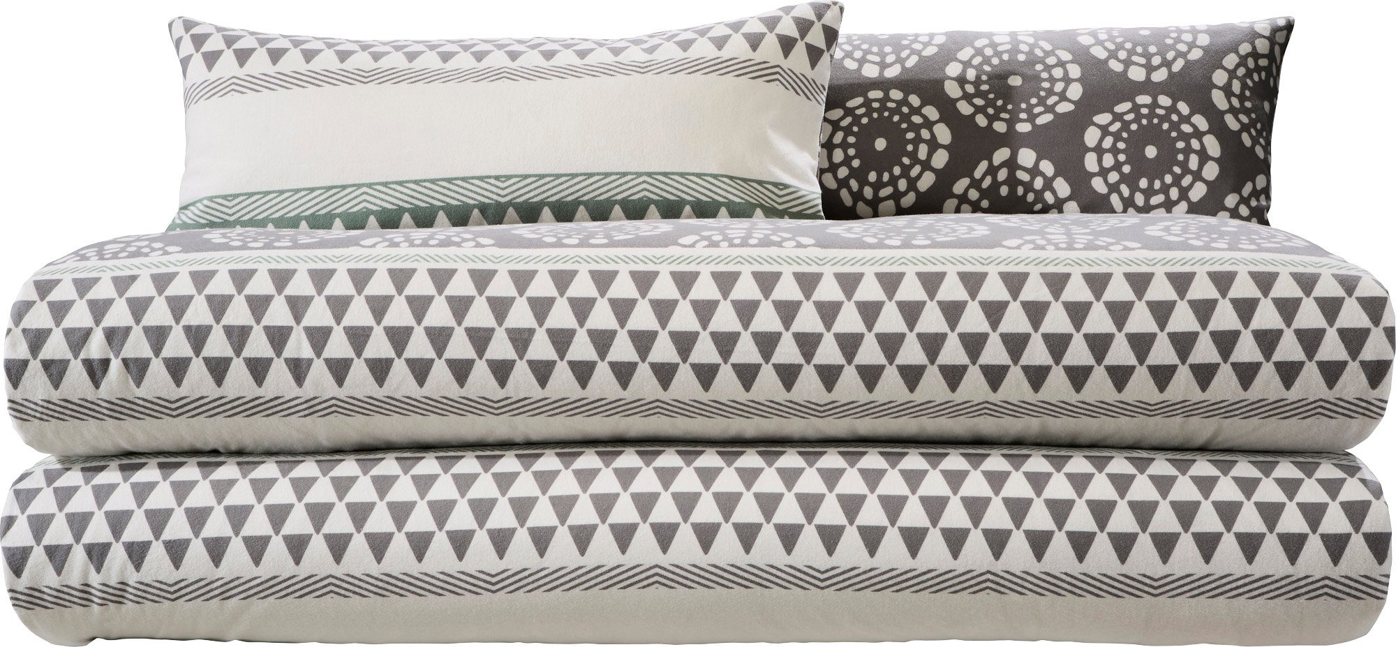 Erwin Müller Bettwäsche Wendebettwäsche Sparpaket 4-teilig, Biber, Streifen günstig online kaufen