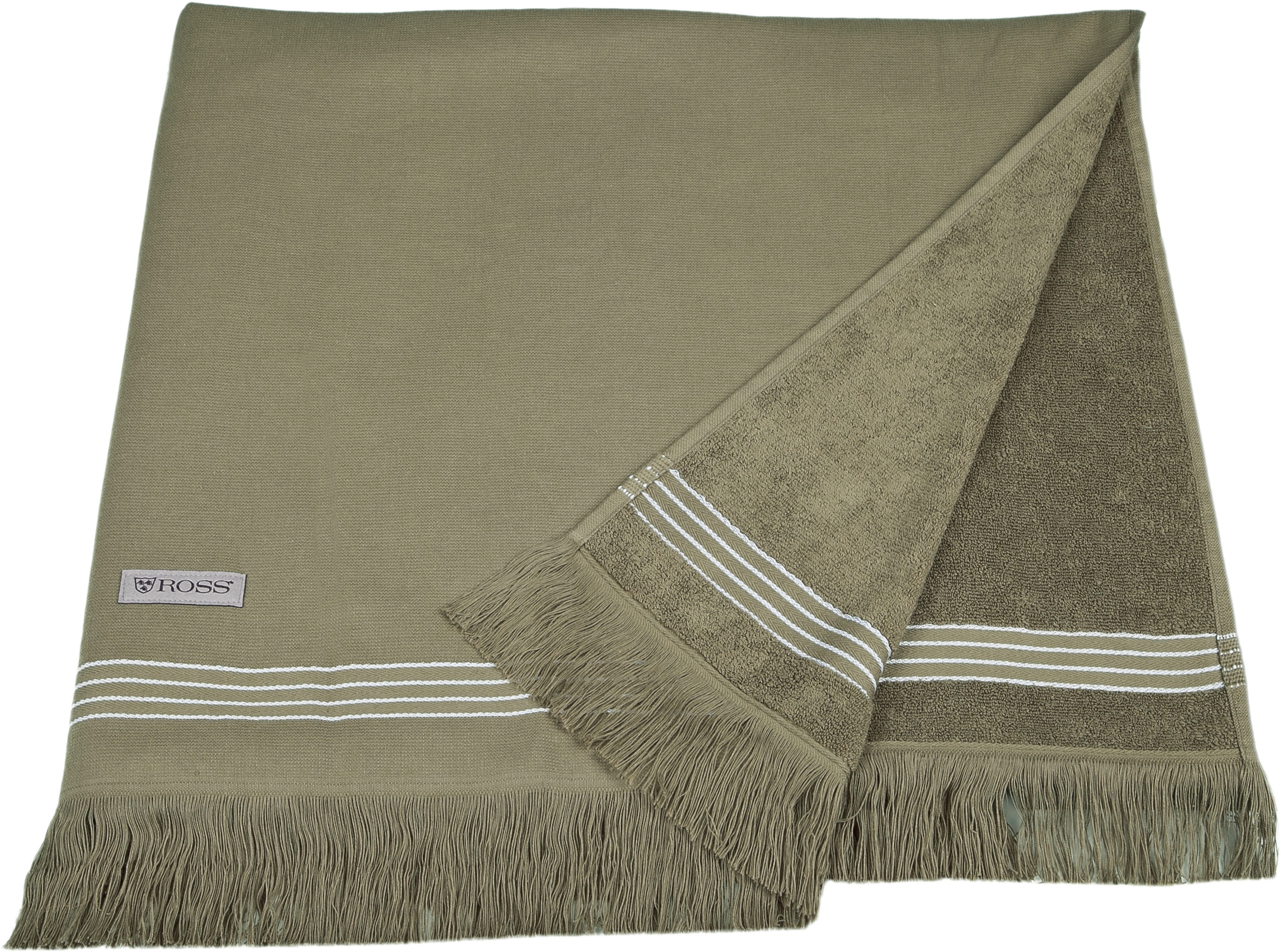 ROSS Hamamtuch Hamam, Hamam Frottier (Packung, 1-St), idealer Begleiter für Strand, Sauna oder Wellnessbereich