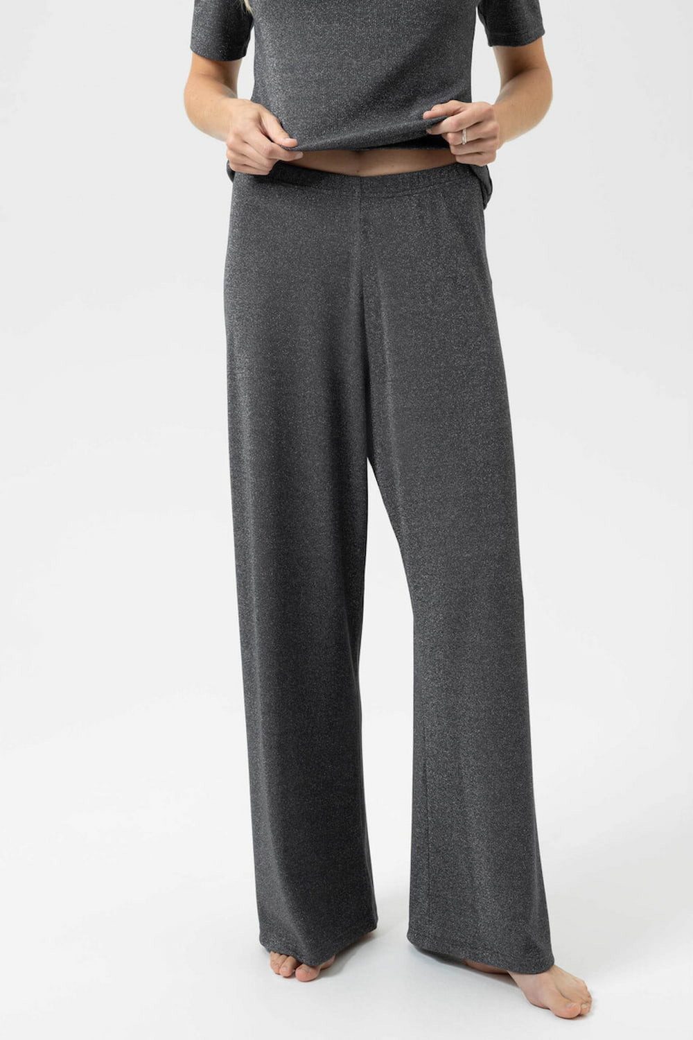 Mey Homewearhose Damen Hose lang SPARKLING RIB