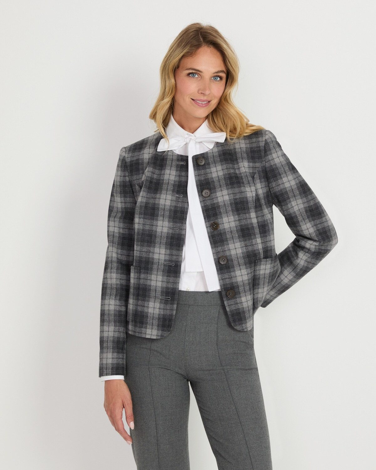 Highmoor Trachtenjacke Kurze Tweedjacke