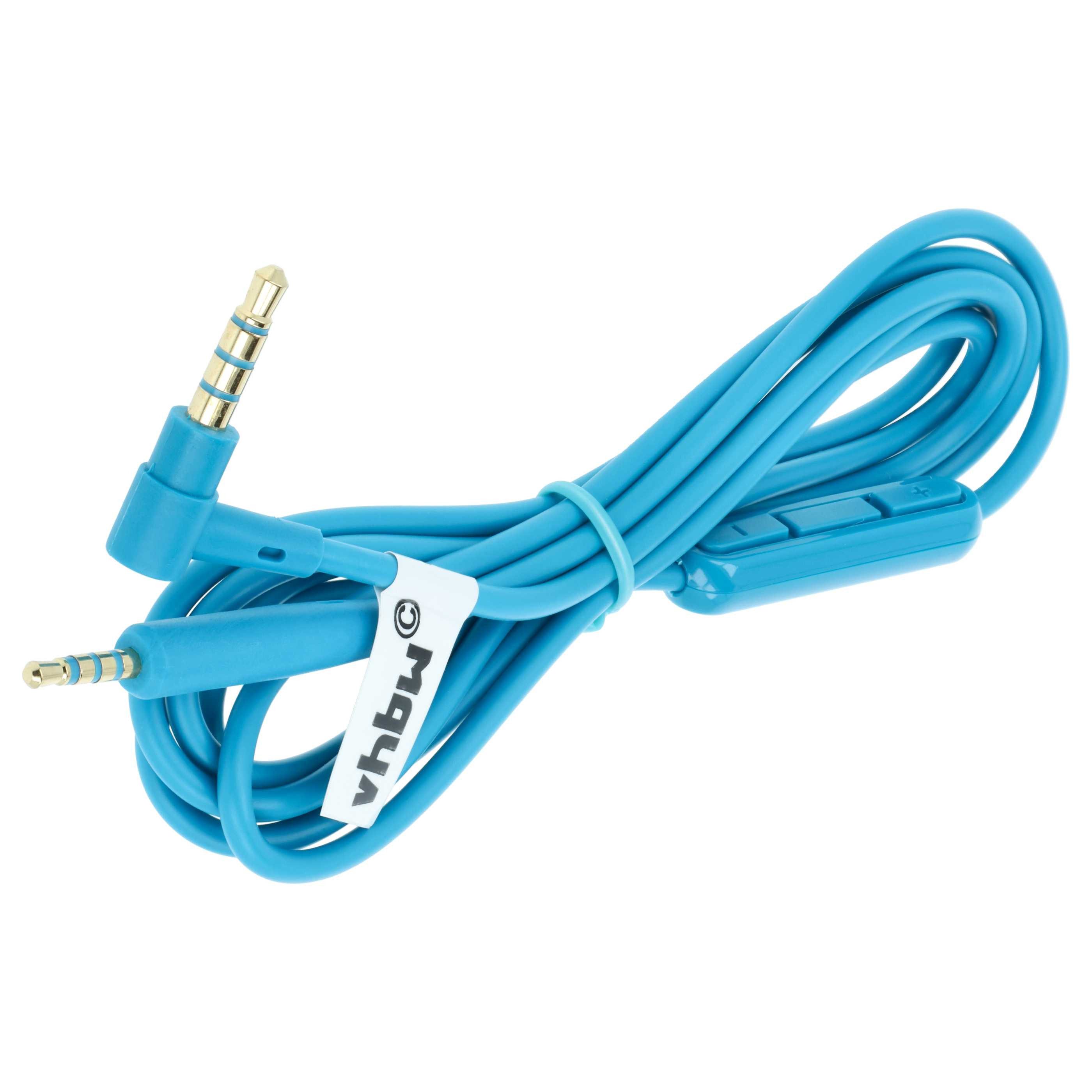 vhbw passend für Bose QuietComfort QC35 II Kopfhörer Audio-Kabel, (150 cm), Inkl. Lautstärkeregler