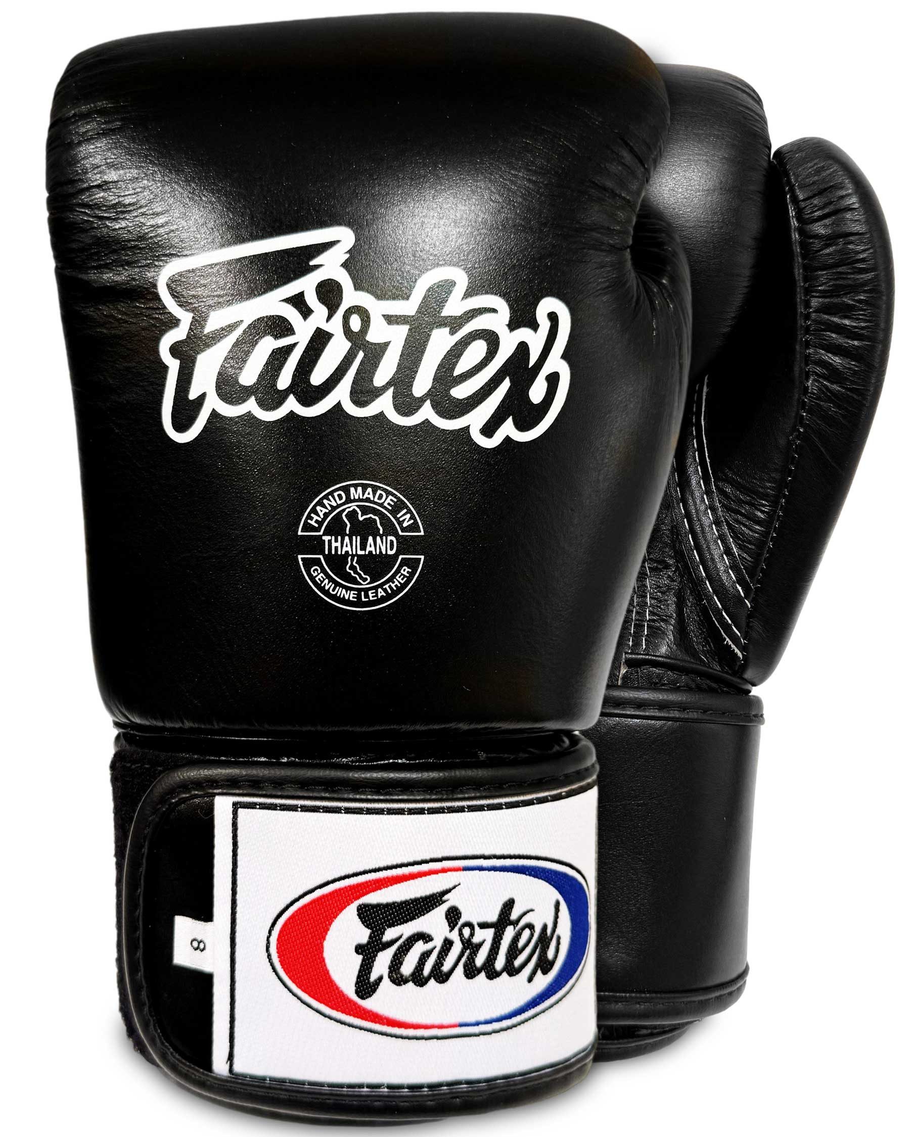 Fairtex Boxhandschuhe Fairtex BGV 1 Leder Boxhandschuhe Tight-Fit, Schwarz, günstig online kaufen
