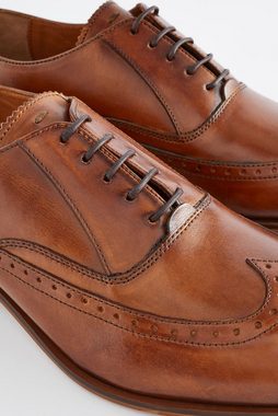 Next Oxford-Brogues aus Leder mit Flügelkappe Budapester (1-tlg)