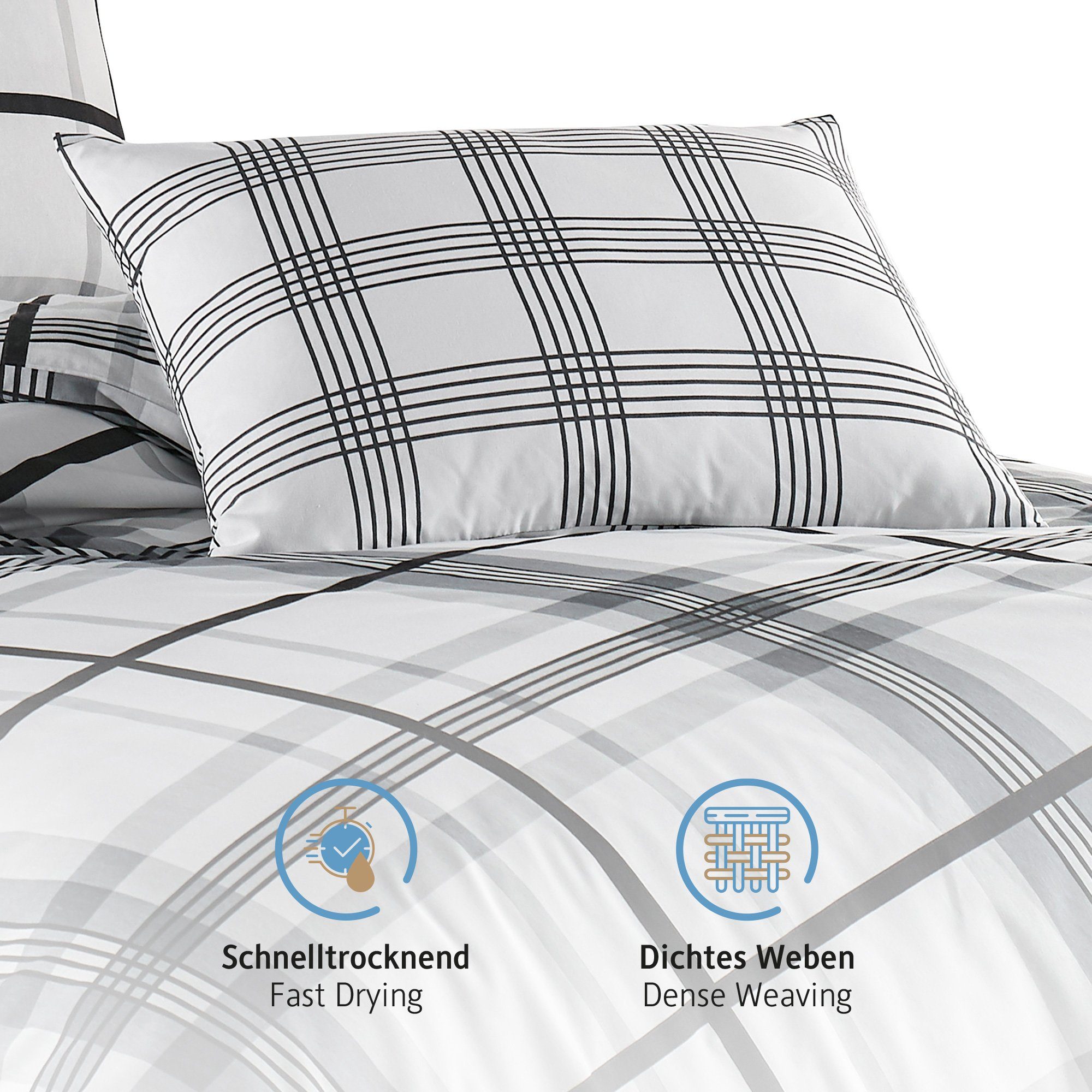 Komfortec Bettwäsche Premium 2&3 Teilig Set, günstig online kaufen