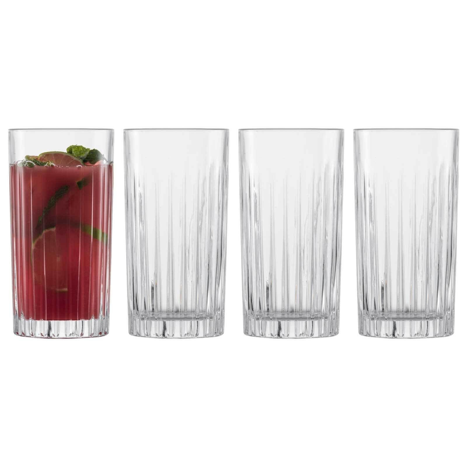 SCHOTT-ZWIESEL Longdrinkglas Stage Longdrinkgläser 440 ml 4er Set, Glas