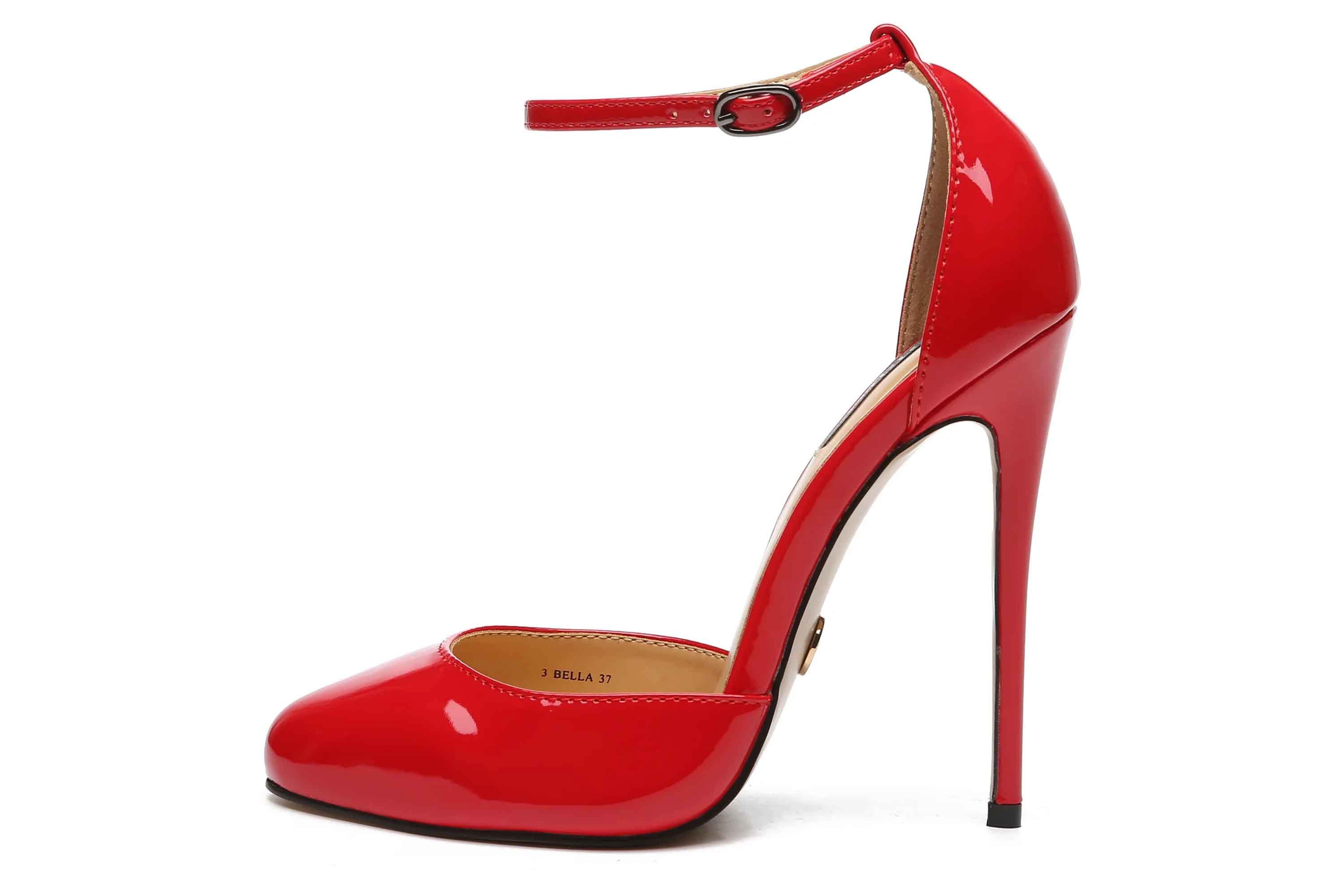 [D2C] BELLA RED SHINY Sandalette