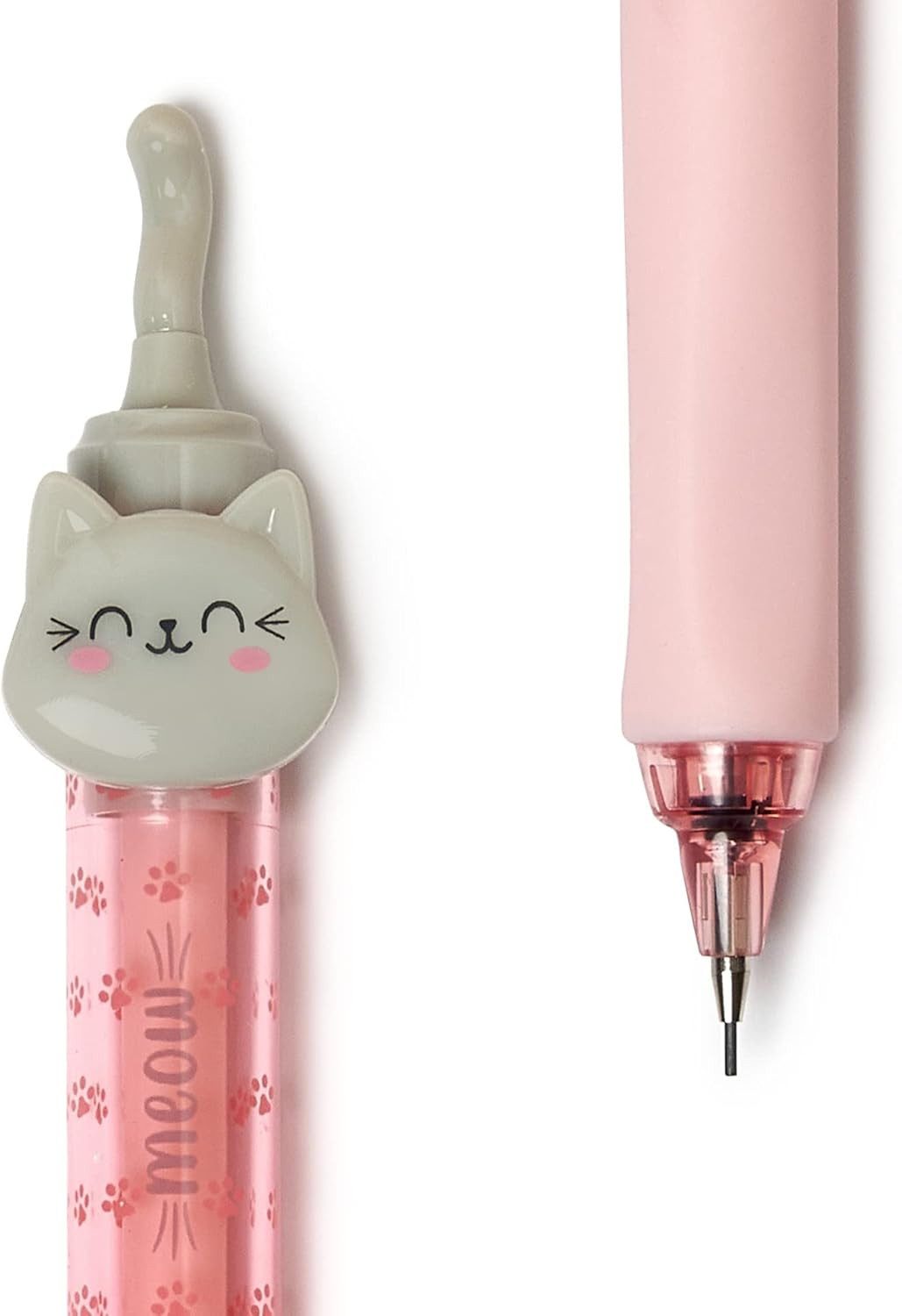 Legami Gelschreiber Legami Meow Druckbleistift – 0,7 mm HB, ergon. Griff, Katze