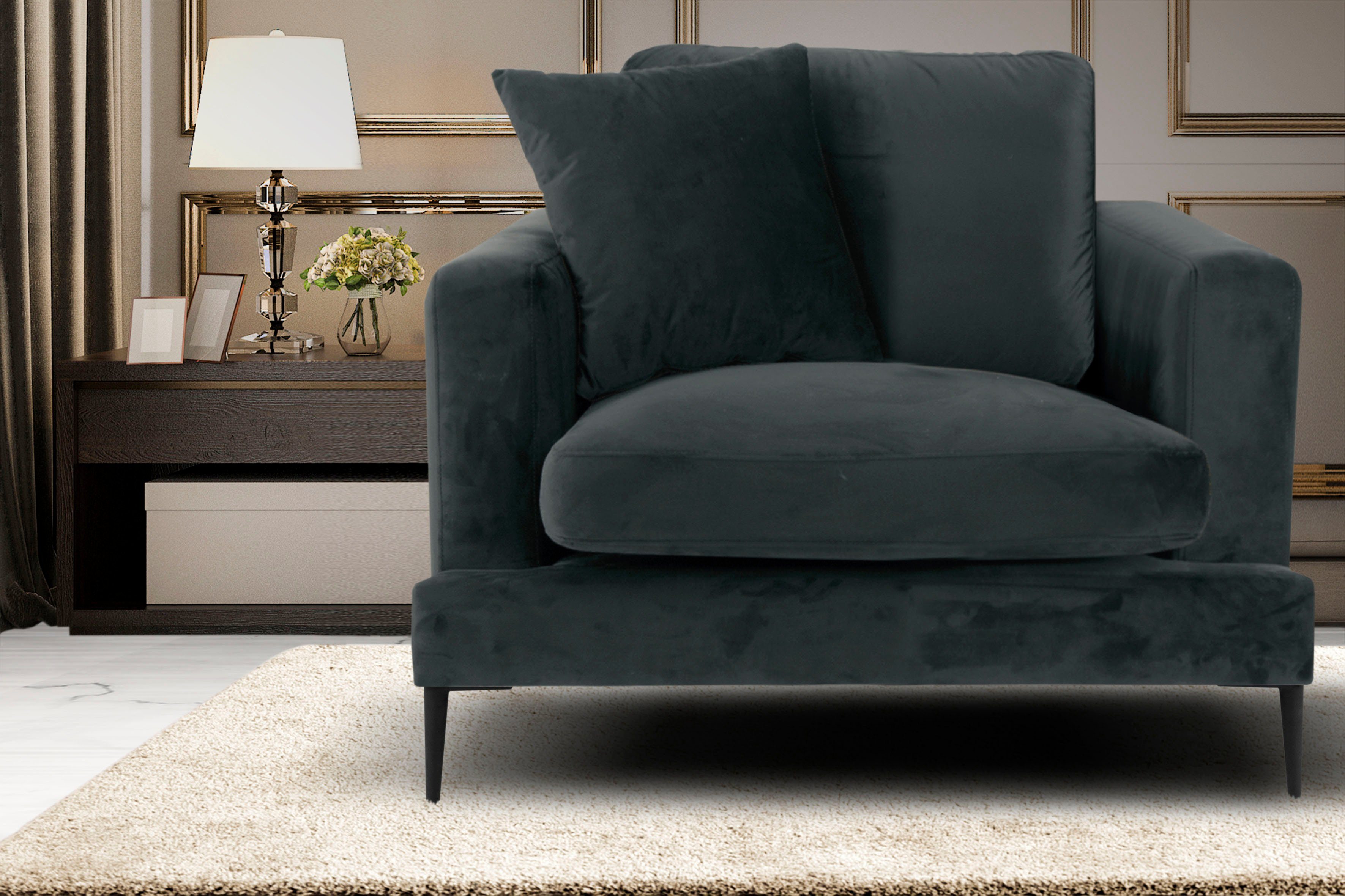 Leonique Sessel Cozy Loungesessel, Designersessel, Maße günstig online kaufen