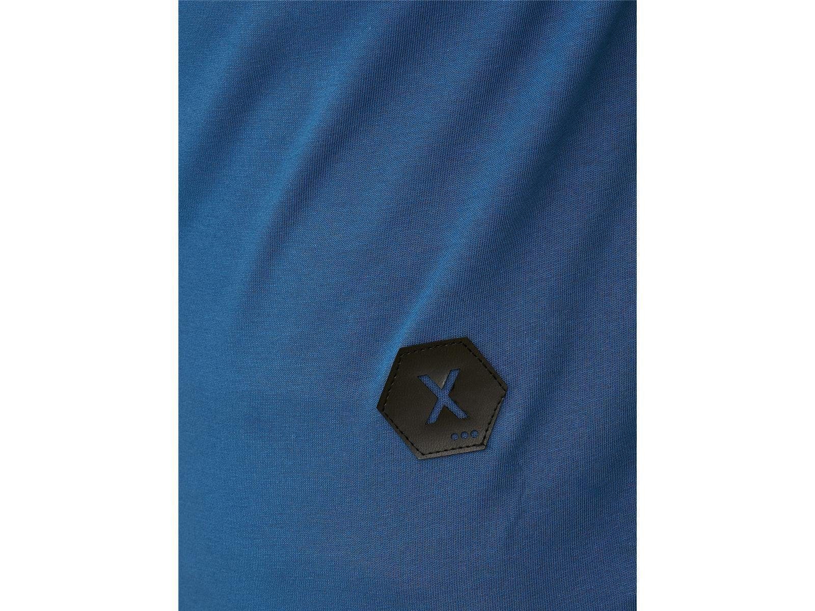 Blau (Shirt Freizeit Kurzarmshirt Polo Tee, Casual T-Shirt OneRedox 1-tlg) Fitness 1307C