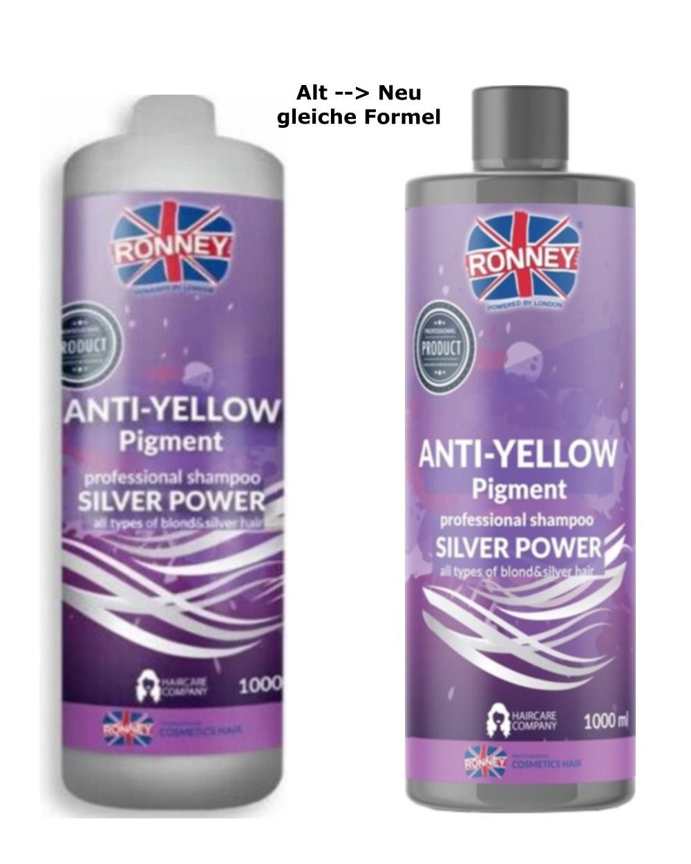 Haarshampoo Ronney Professional Anti-Yellow Shampoo (1000 ml)