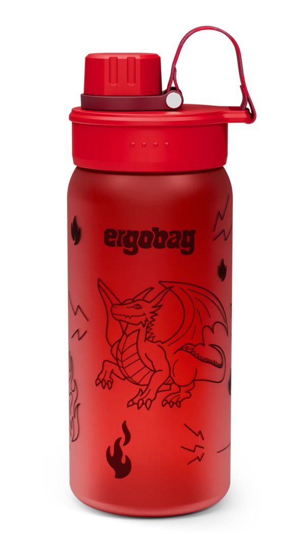 ergobag Trinkflasche Trinkflasche, auslaufsicher und kohlensäuregeeignet