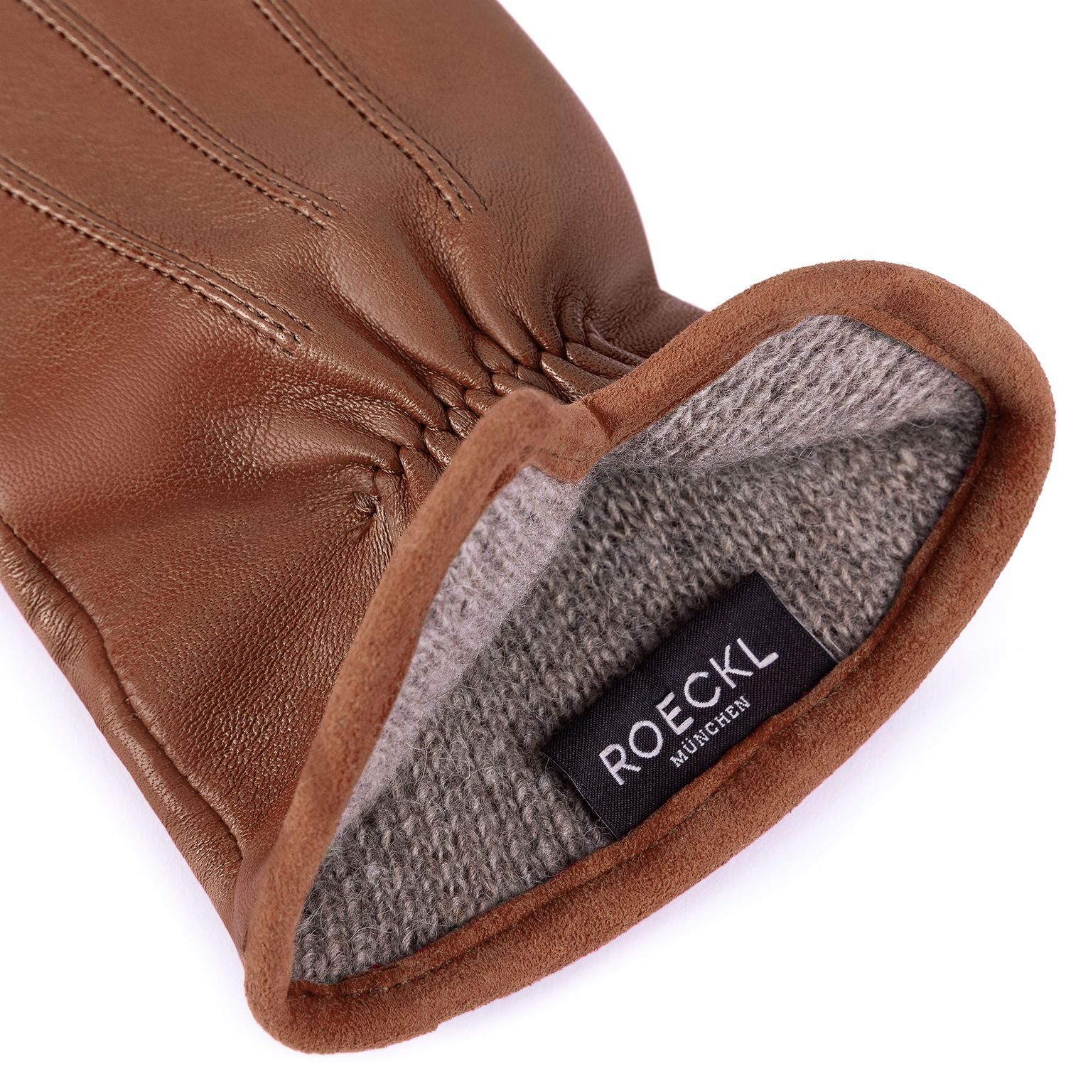 Roeckl Lederhandschuhe Roeckl hochwertige Damen Lederhandschuhe mit Cashmere