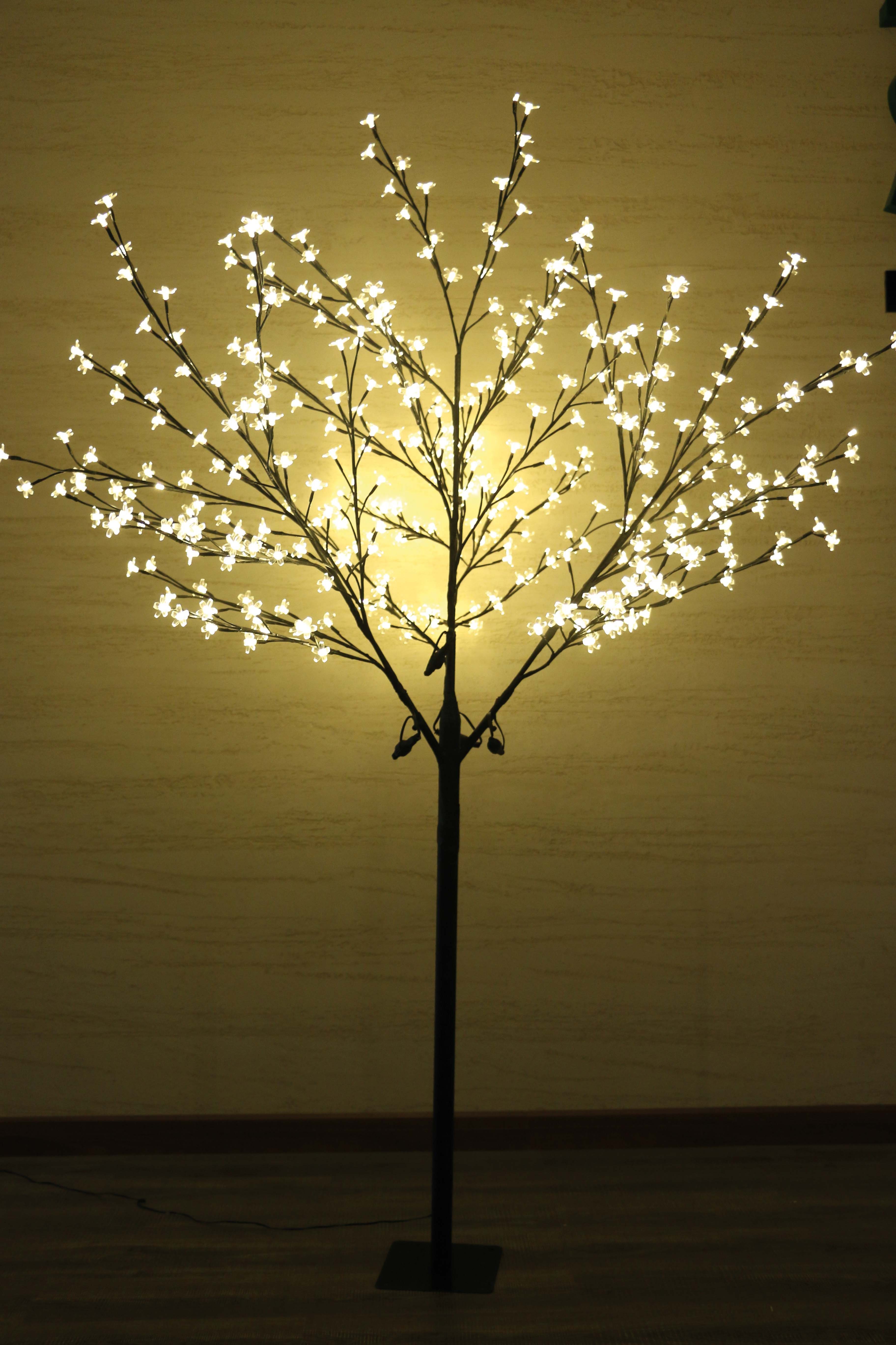 BONETTI LED Baum 400er LED Lichterbaum mit Kirschblüten, LED fest  integriert, warmweiß, warm-weiße Lichter, Innen- und den geschützten  Außenbereich