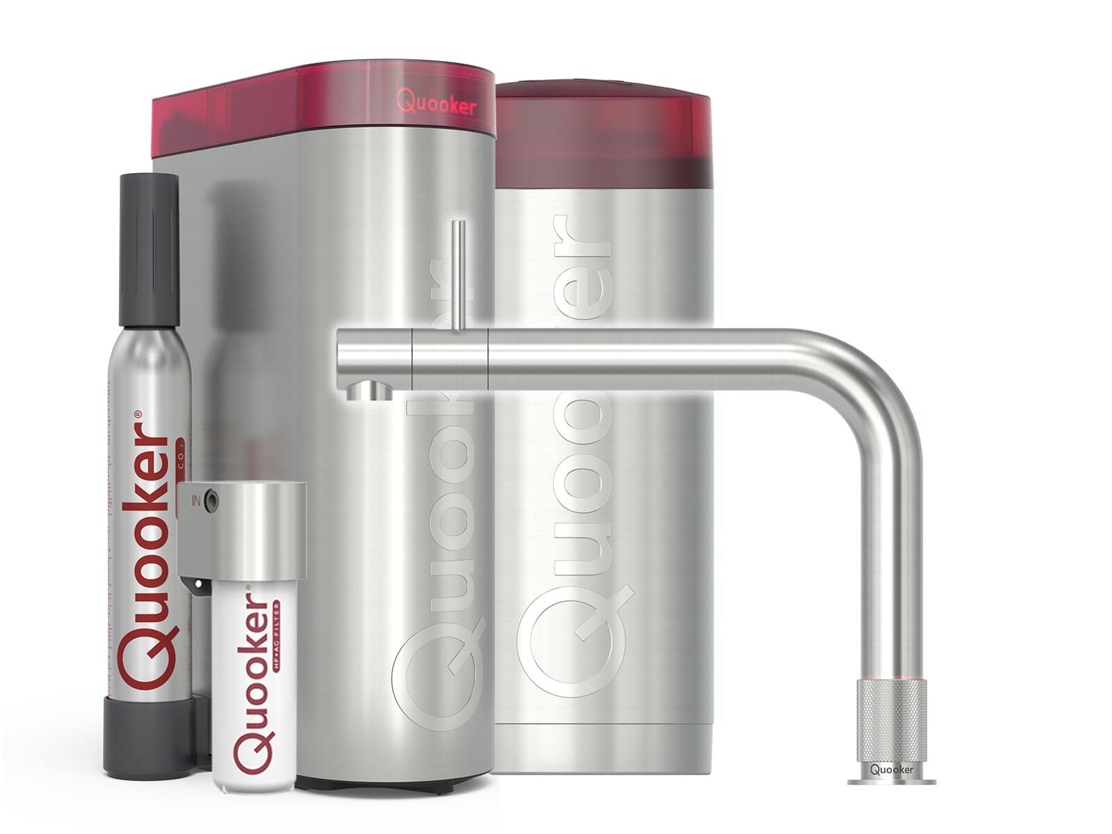 QUOOKER Küchenarmatur (1-St) FTSSTCOMBICUBECO2