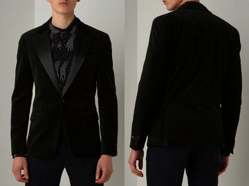 Scotch & Soda Sakko Scotch & Soda Satin Trimmed Velvet Smoking Blazer Tuxedo Sakko Jacket