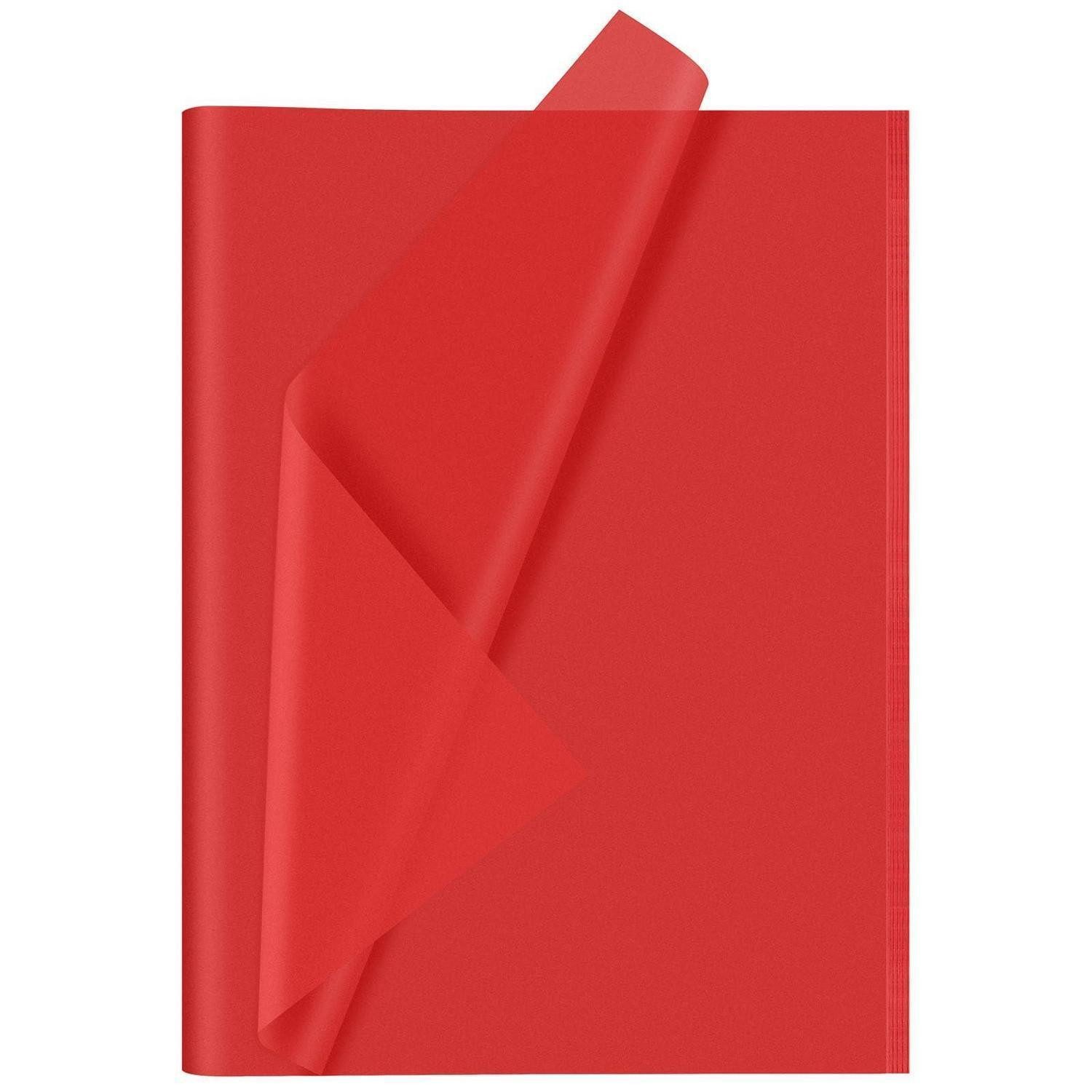 LuxusKollektion Seidenpapier Seidenpapier Rot 60 Blatt