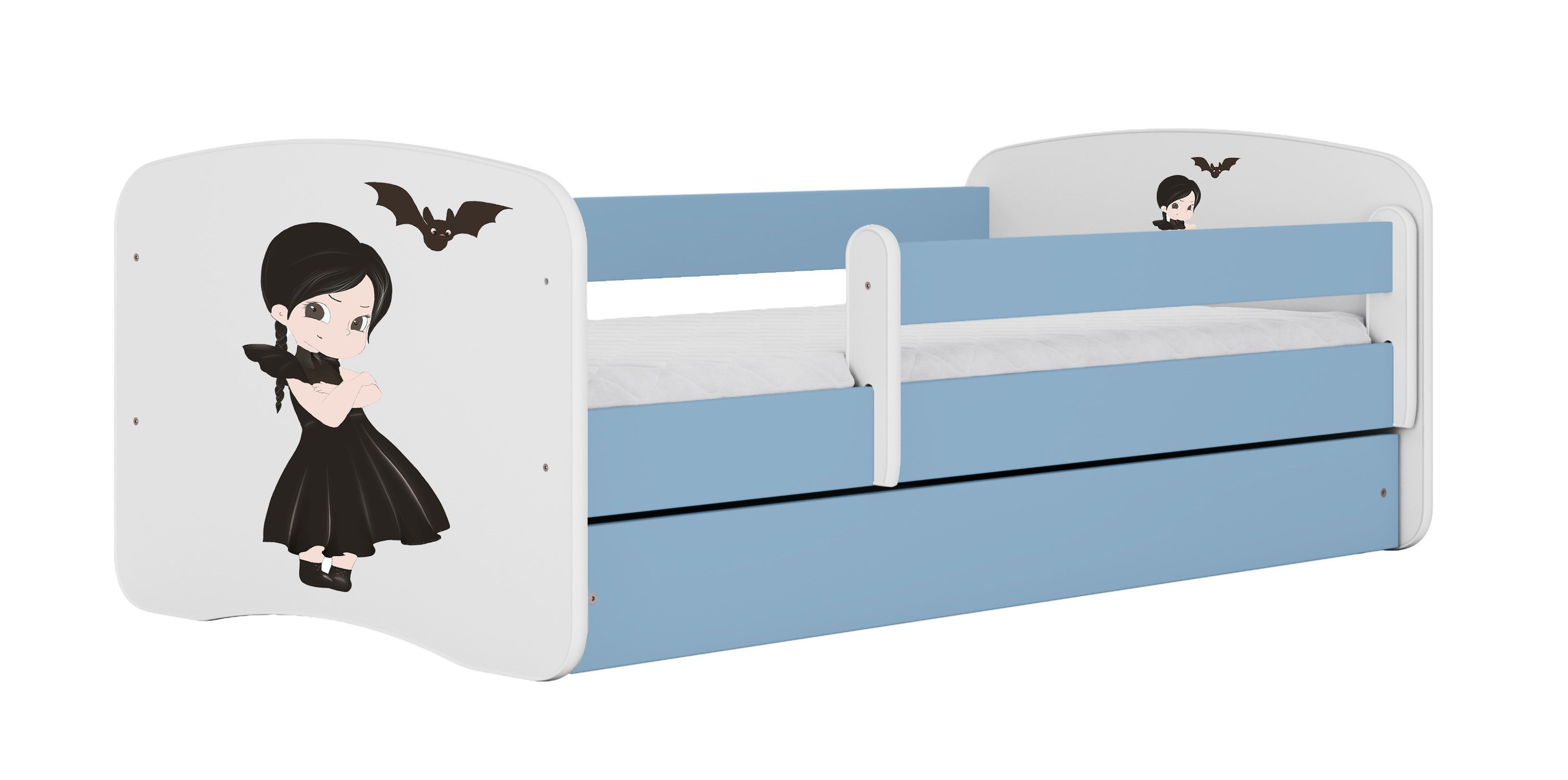 99rooms Kinderbett Dreams XXI (Kinderbett, Bett), Modern Design, Liegekomfort, mit Schublade, Lattenrost und Matratze