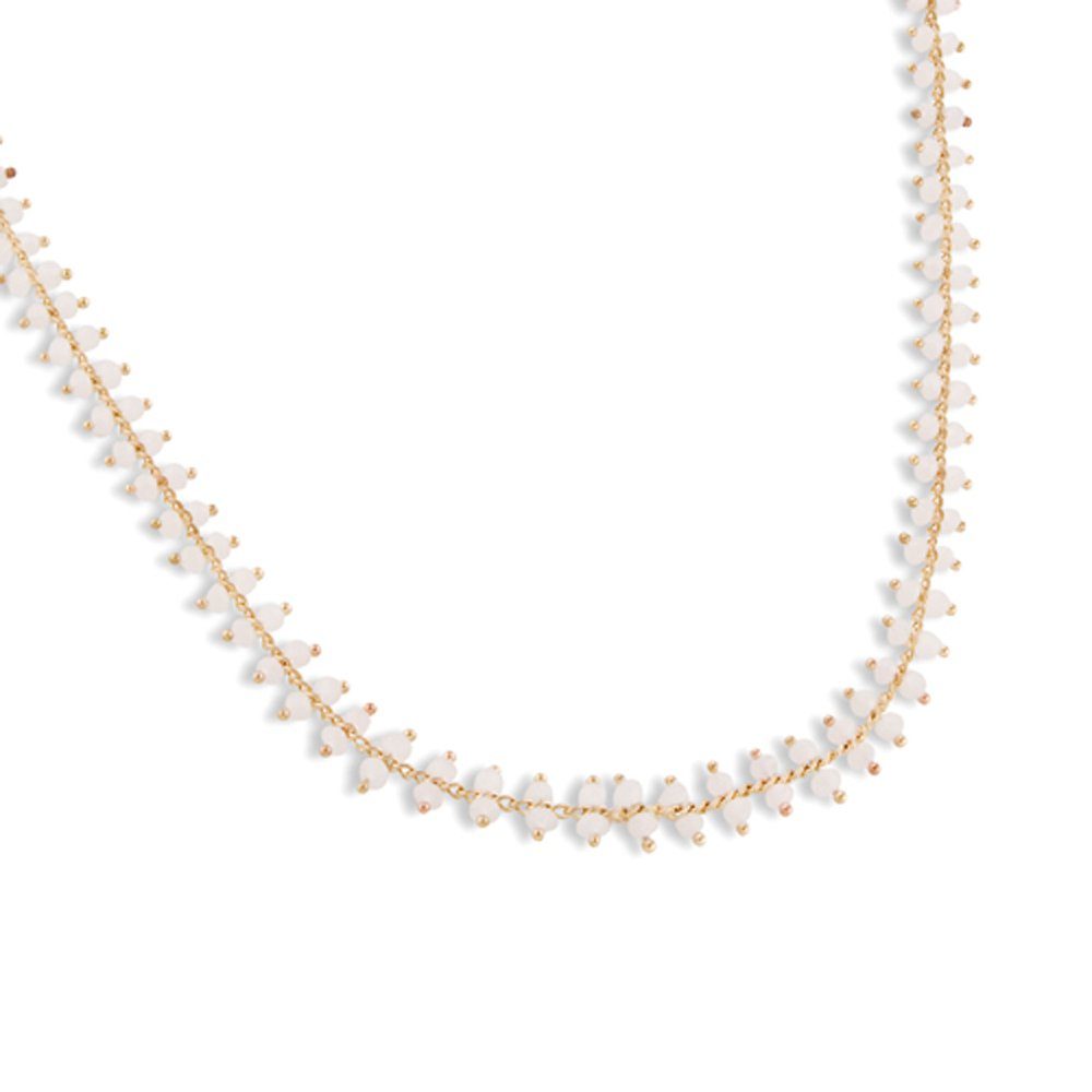 PEARLS FOR GIRLS Halsband »PEARLS FOR GIRLS Schmuck Halsschmuck dezente  Damen Halskette mit Glasperlen Gold« online kaufen | OTTO