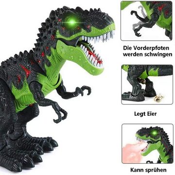 GelldG RC-Tier Ferngesteuertes Dinosaurier-Spielzeug, coolem drehbarem Stunt