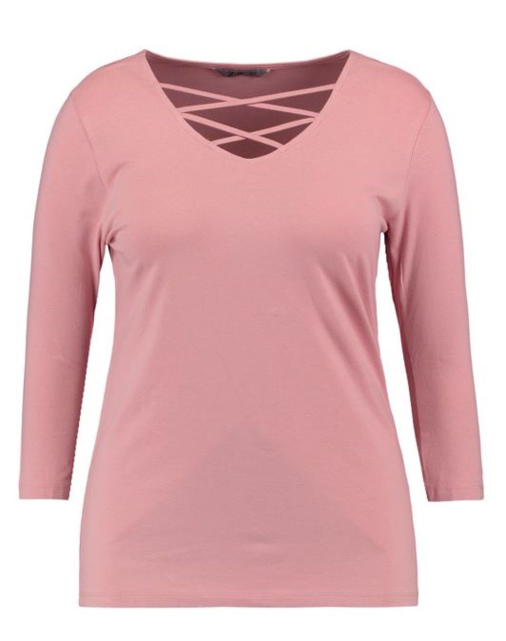 Z-One 3/4-Arm-Shirt Josy teifer v-ausschnitt rosa