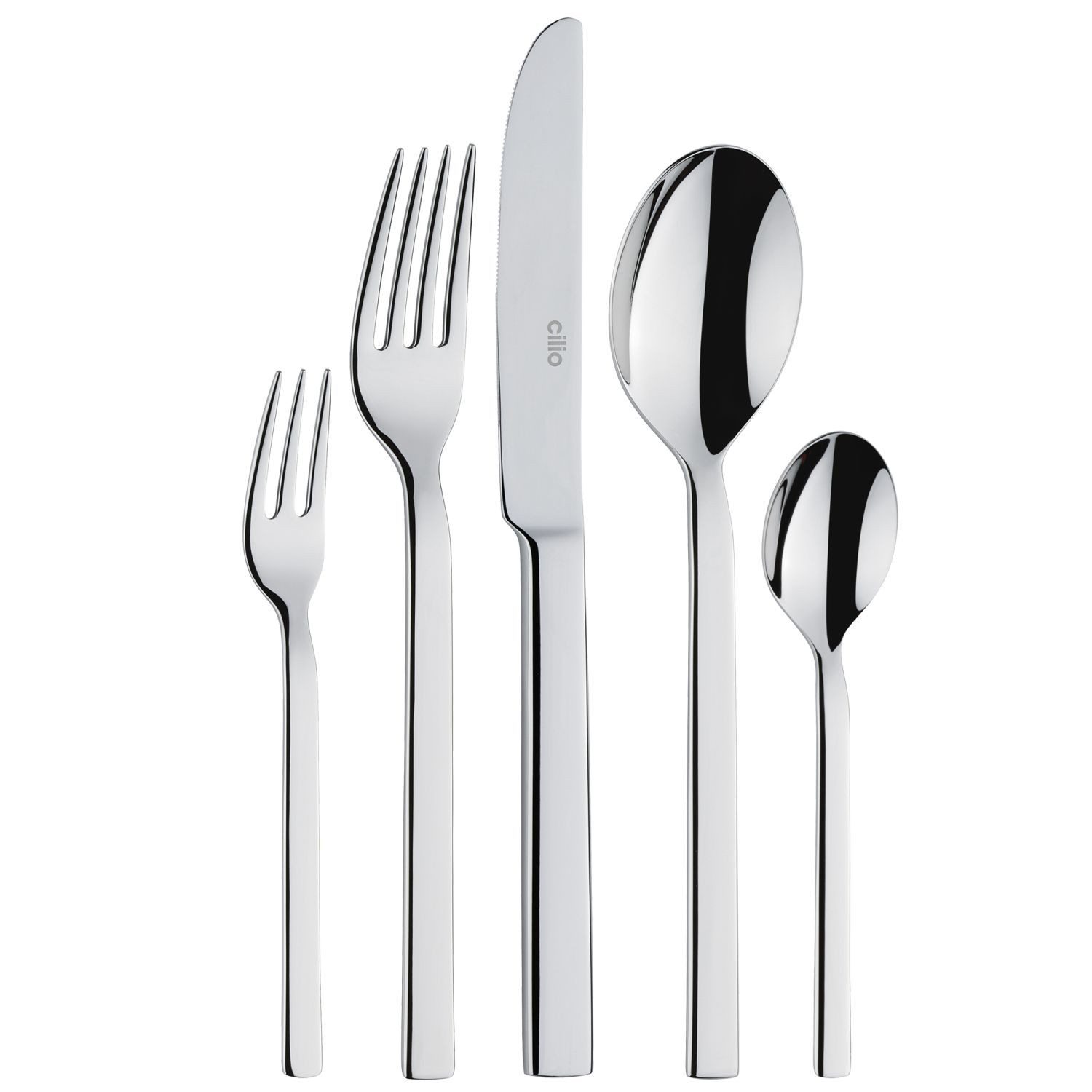 Cilio Besteck-Set Venezia 30-teilig (30-tlg), Edelstahl