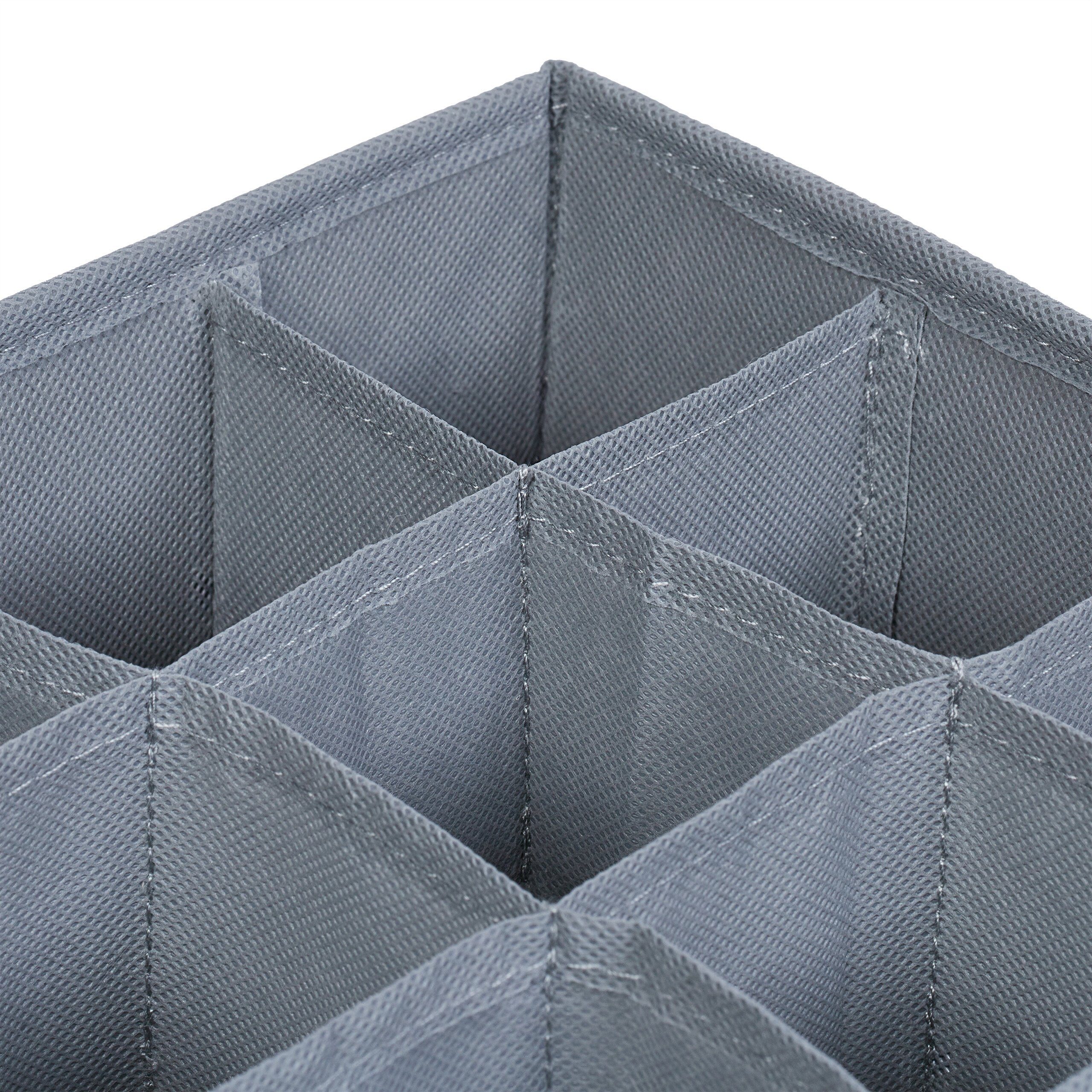 relaxdays Schubladeneinsatz Unterwäsche Organizer 4er Set