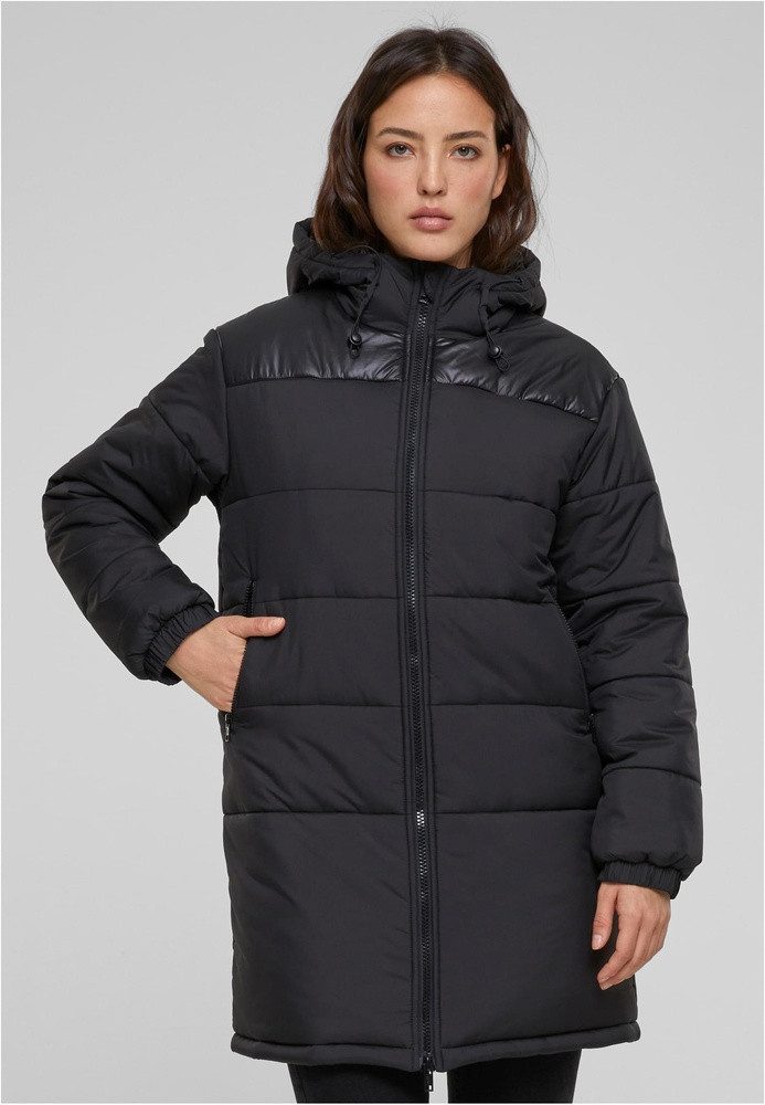 Steppjacke Ladies Hooded Mixed Puffer Coat