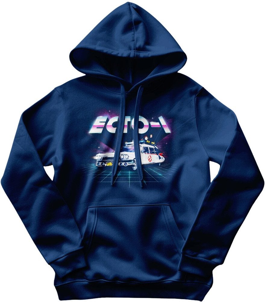Hoodie ECTO-1 80's Neon Grid Hoodie