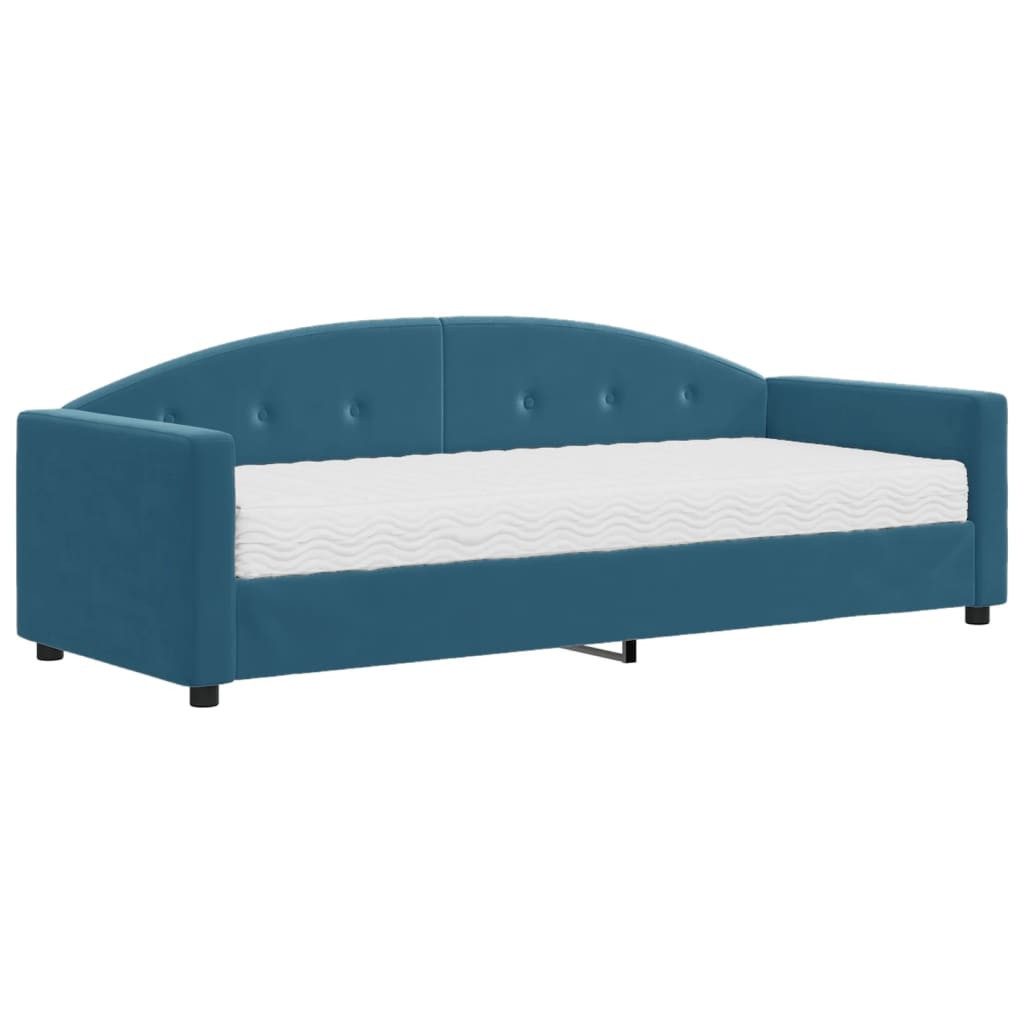vidaXL Bett Tagesbett mit Matratze Blau günstig online kaufen