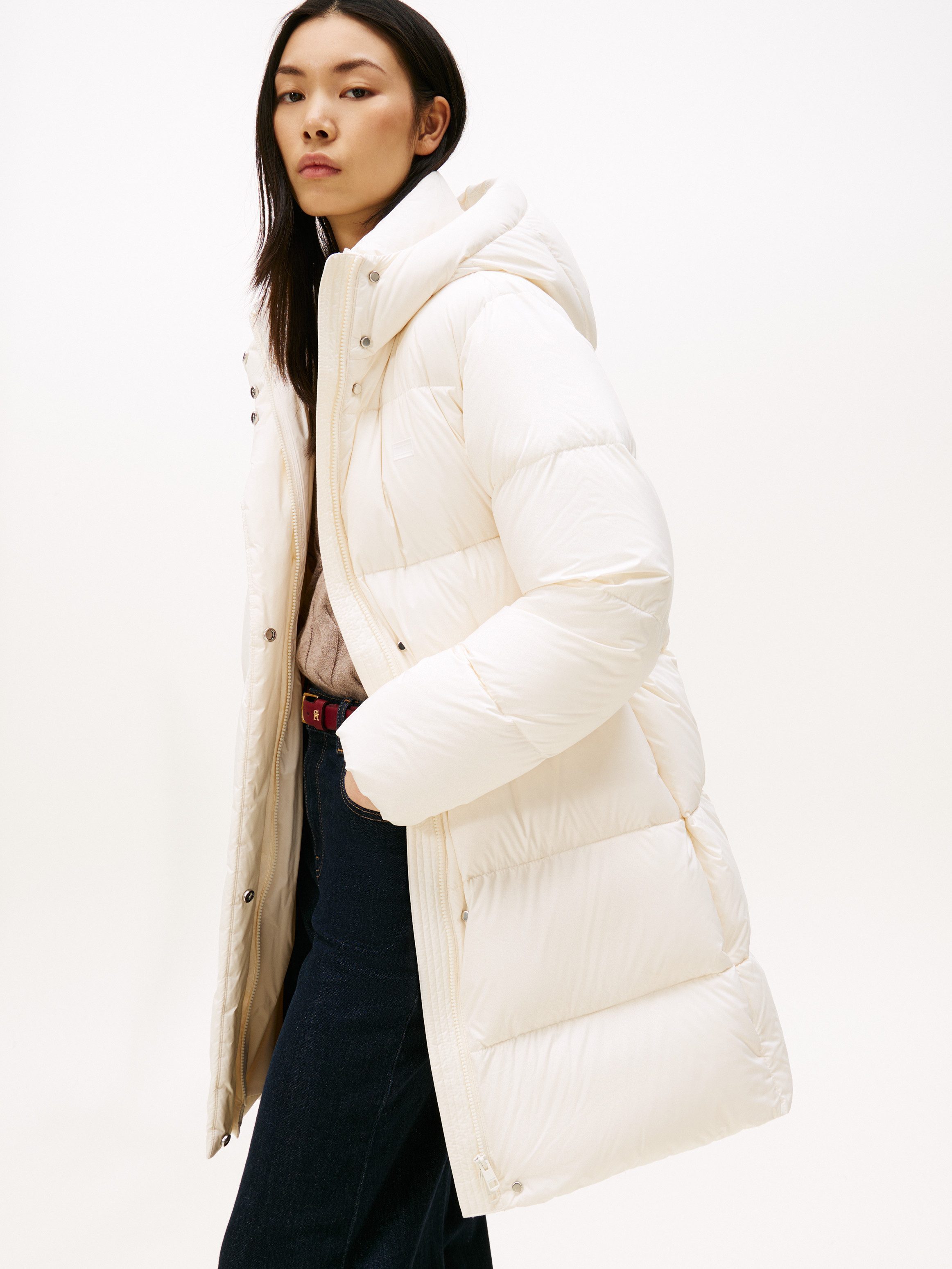 Tommy Hilfiger Steppmantel MODERN DOWN REG COAT mit wärmenden Material gefüttert